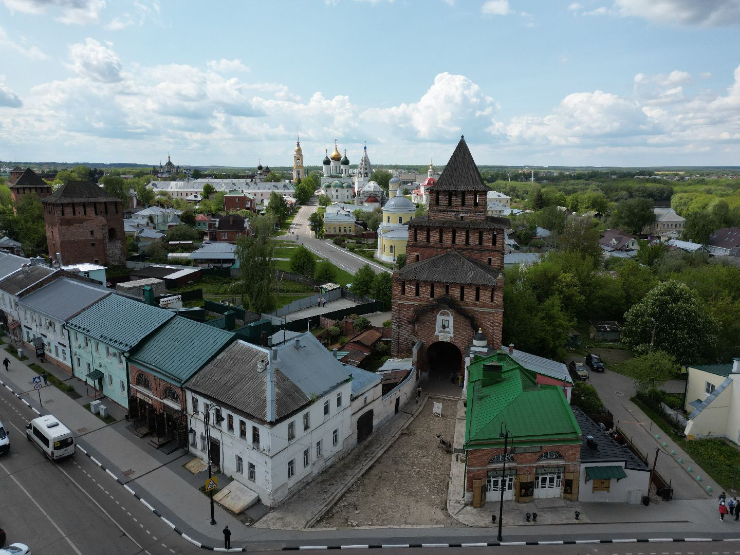 видео с коптера, Коломна, культура,