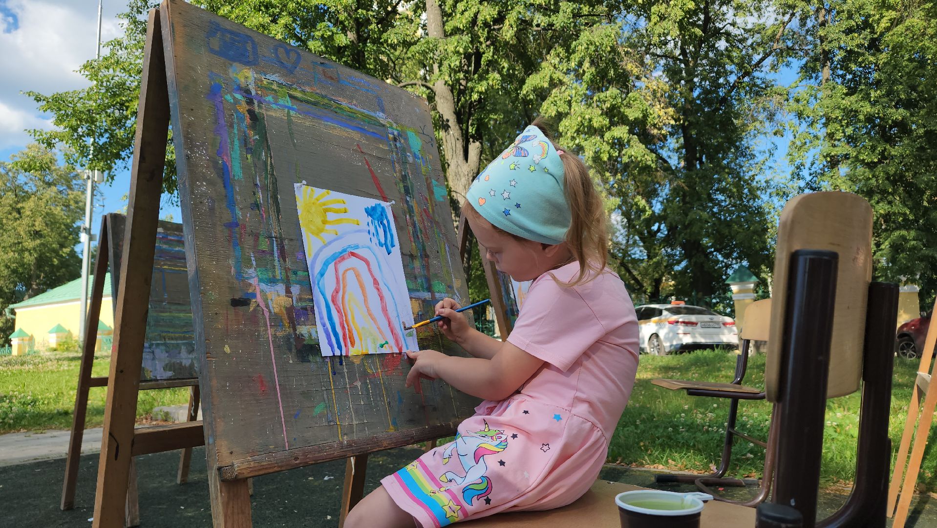 культура, пленэры, дети, лето в подмосковье, Лосино-Петровский,