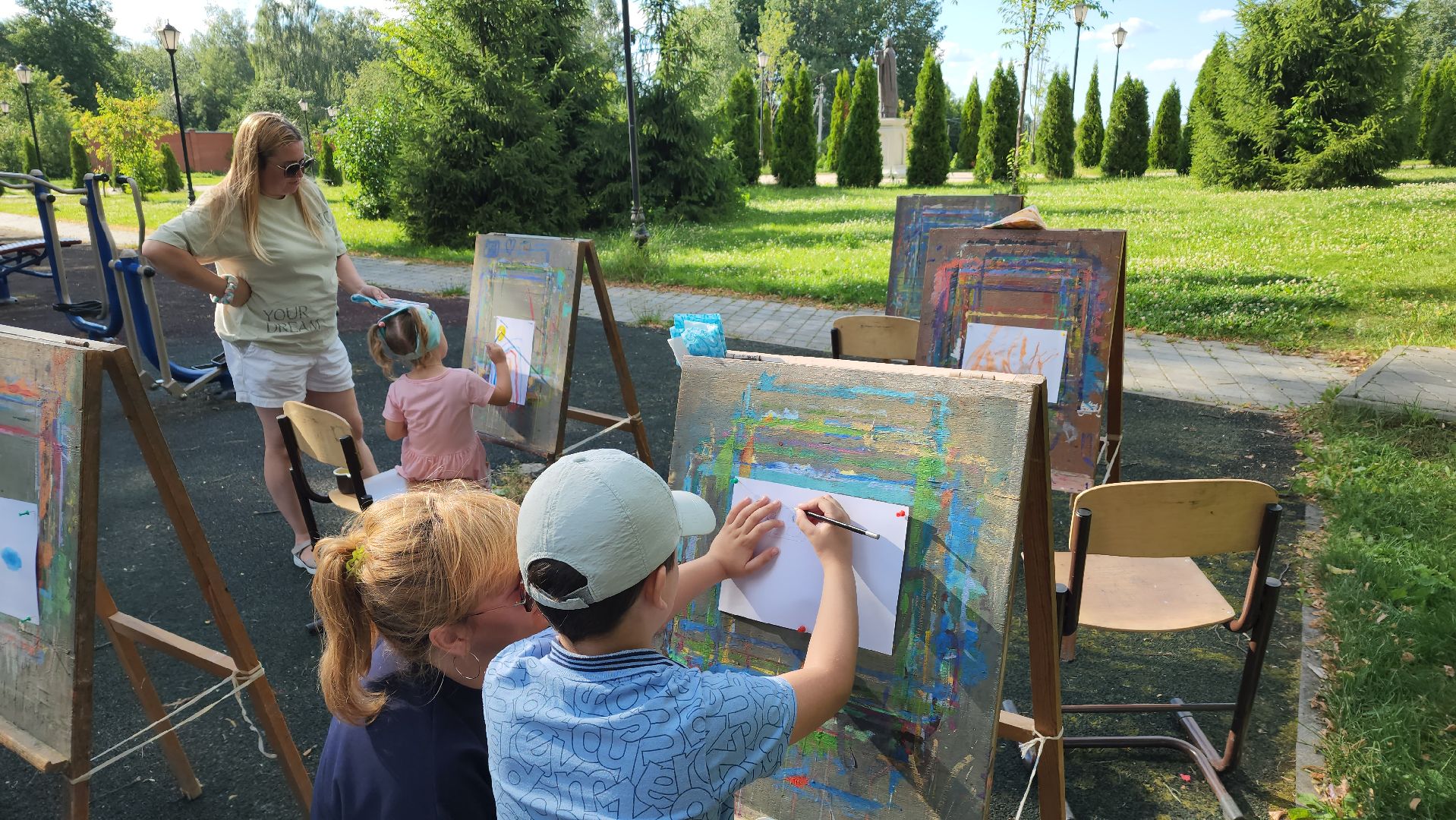 культура, пленэры, дети, лето в подмосковье, Лосино-Петровский,