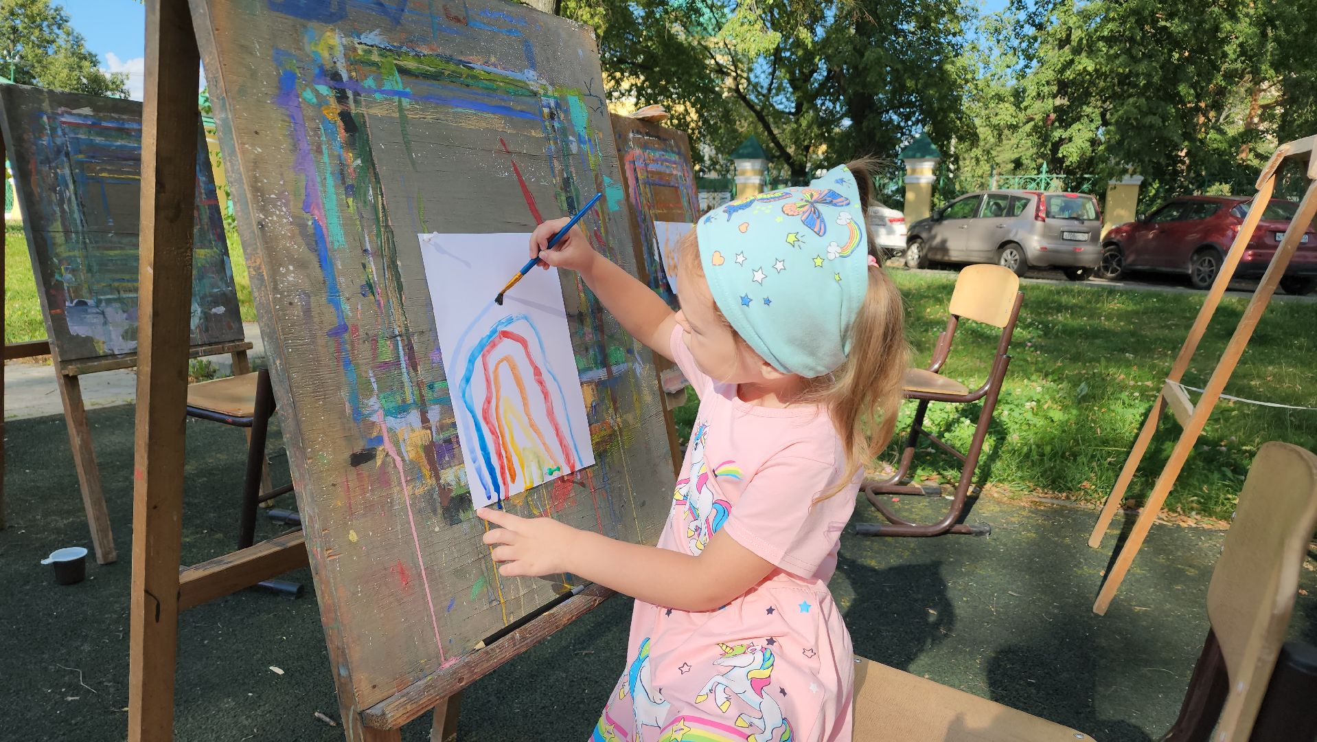 культура, пленэры, дети, лето в подмосковье, Лосино-Петровский,