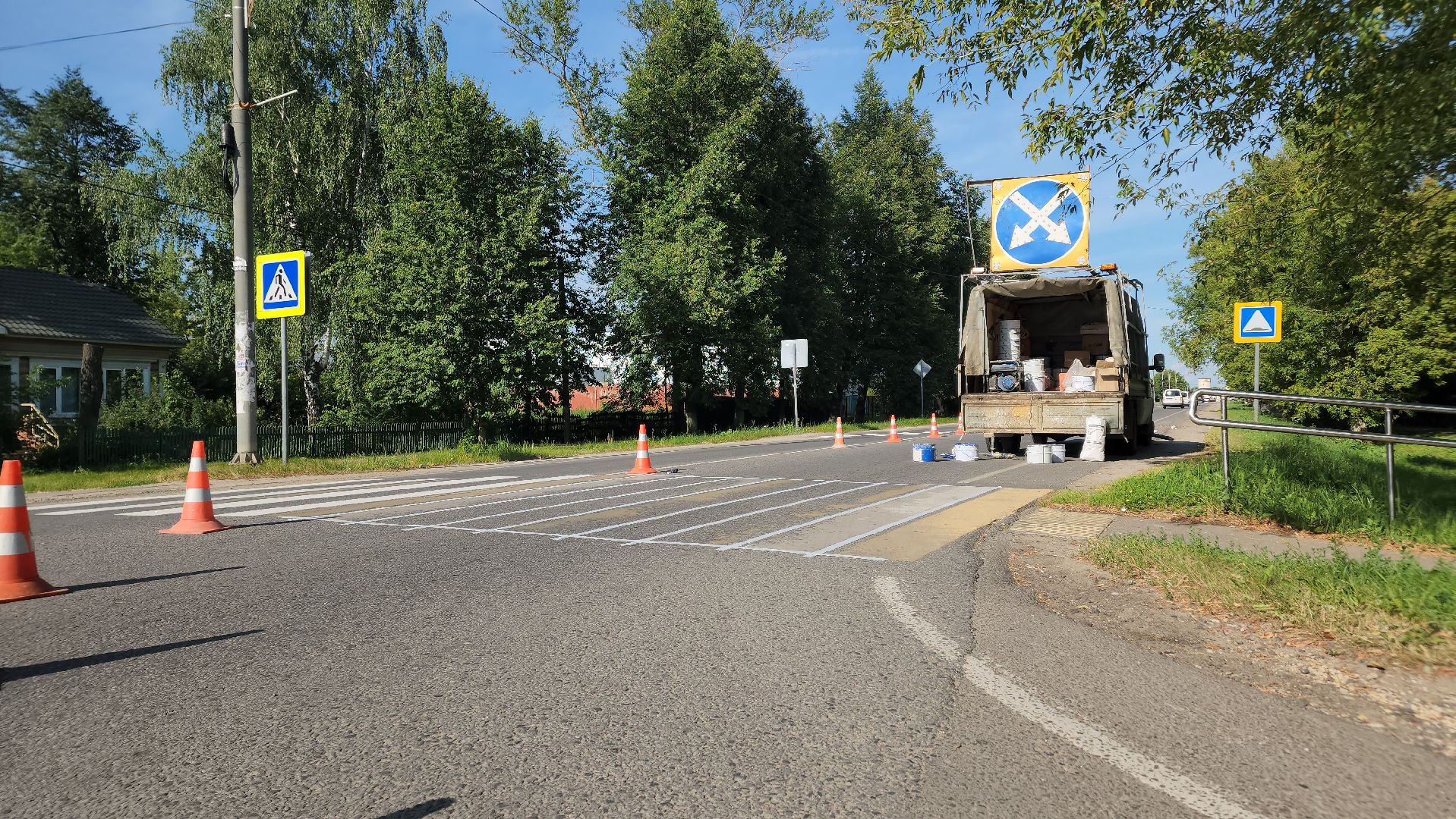 ступино, михнево, дорожная разметка,