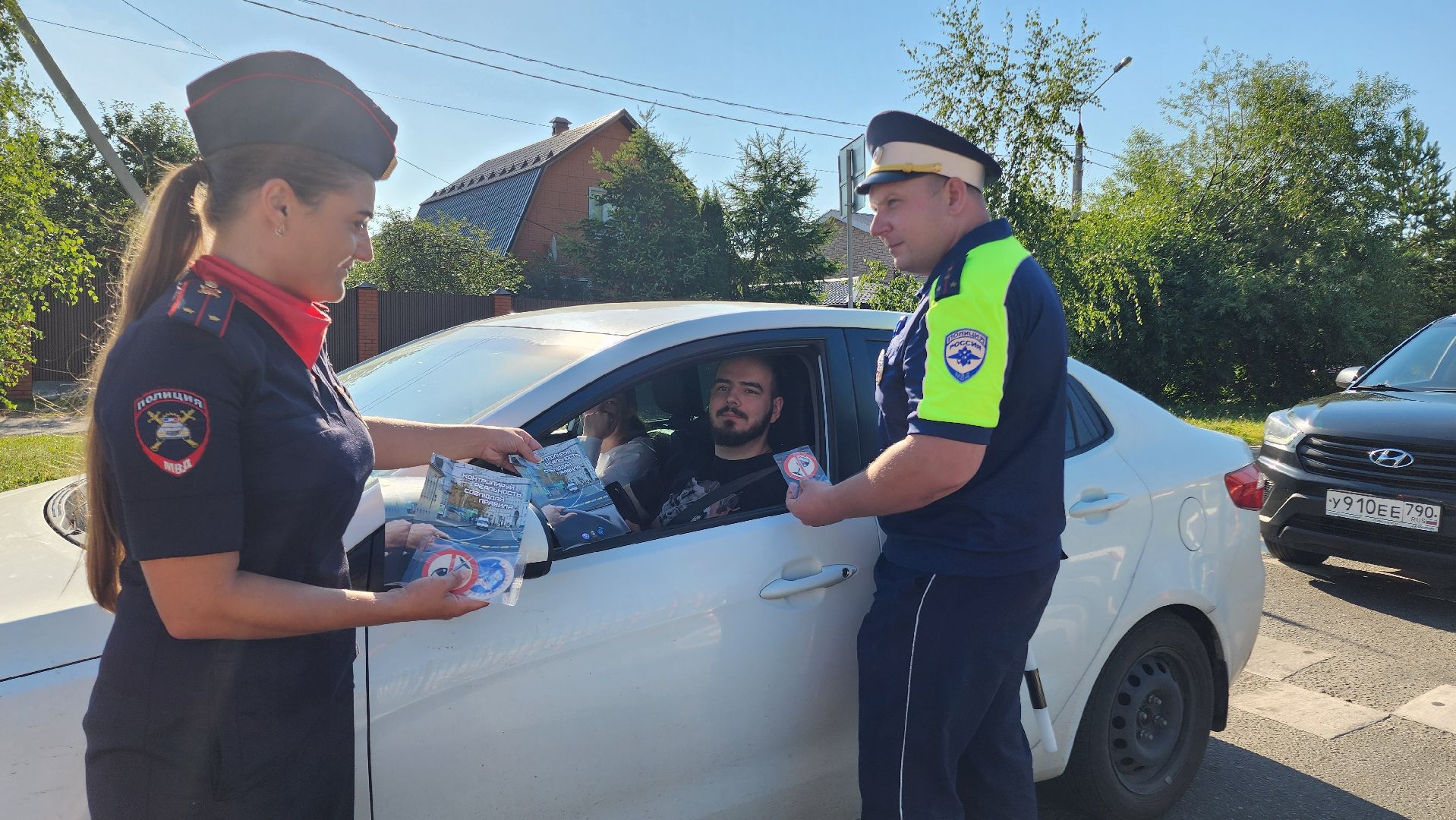 УМВД России, Госавтоинспекция, Профилактический рейд, Домодедово, Подмосковье,