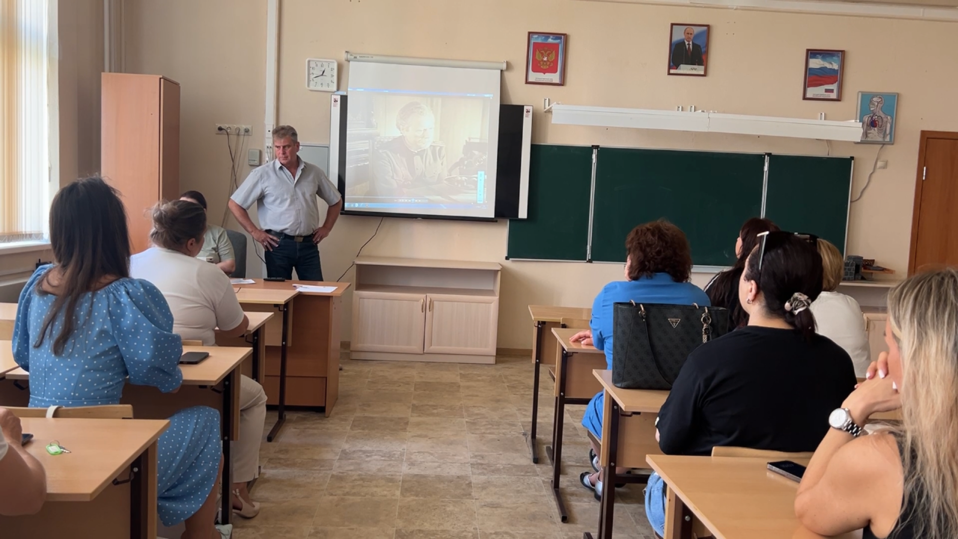 химки, образование, школа, открытый урок, вов,