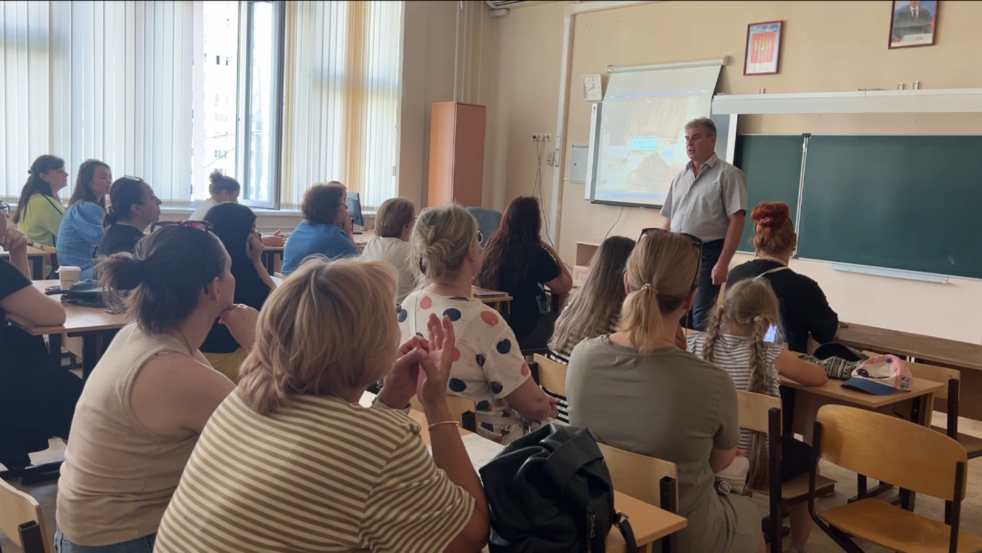 химки, образование, школа, открытый урок, вов,