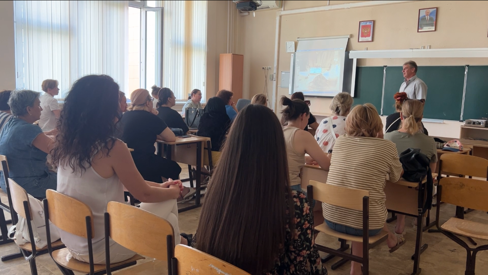 химки, образование, школа, открытый урок, вов,