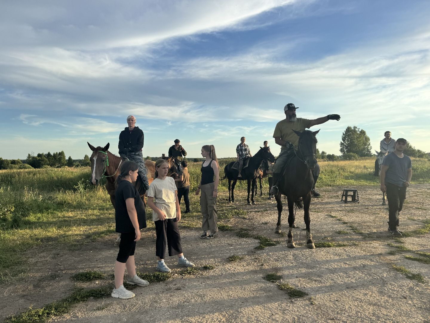лошади, шаховская, спортсмены, конно-спортивная школа,