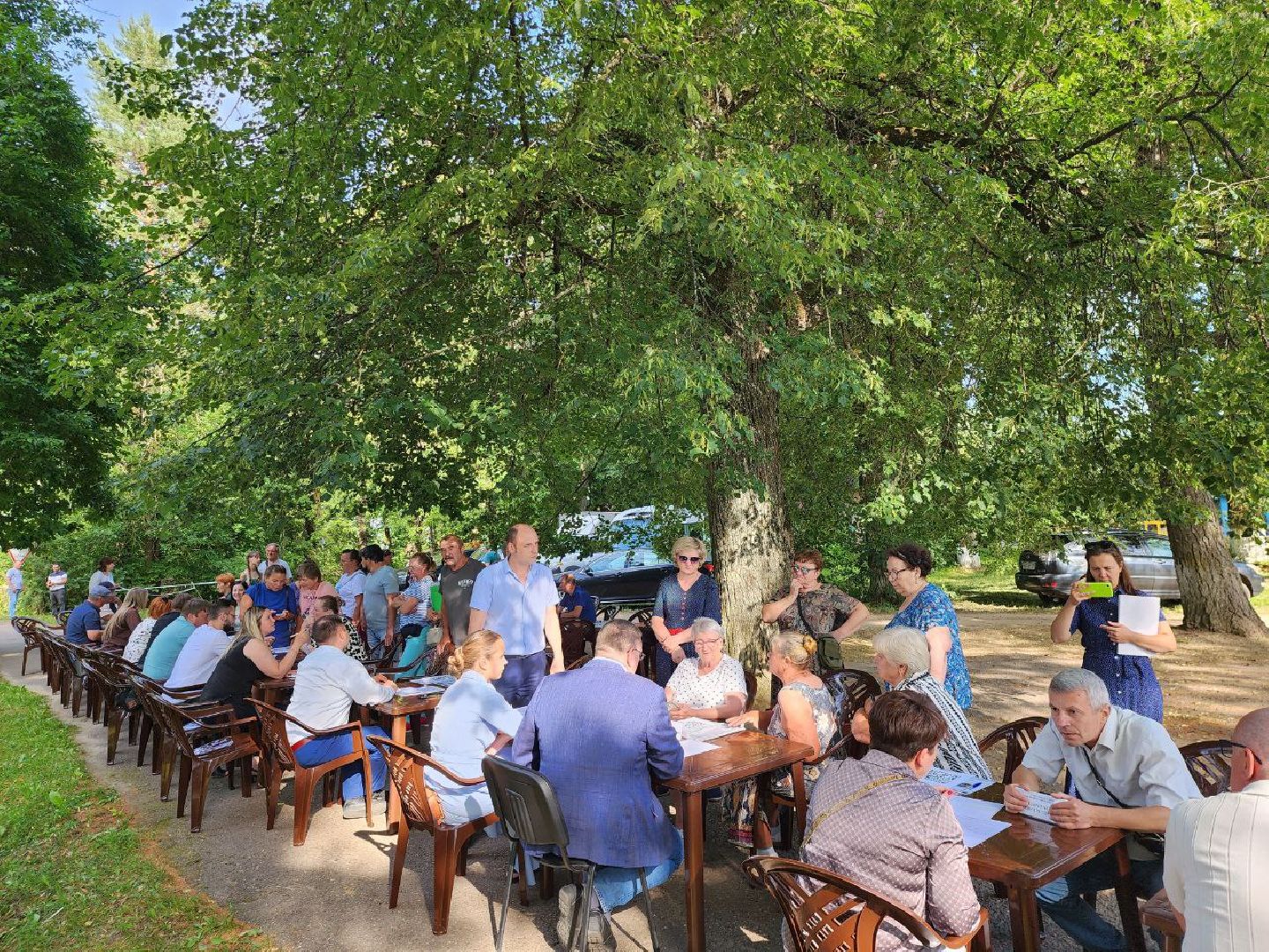 можайск, можайский городской округ, подмосковье, питьевой колодец, вода, просьбы жителей, власть, выездная администрация,благоустройство,