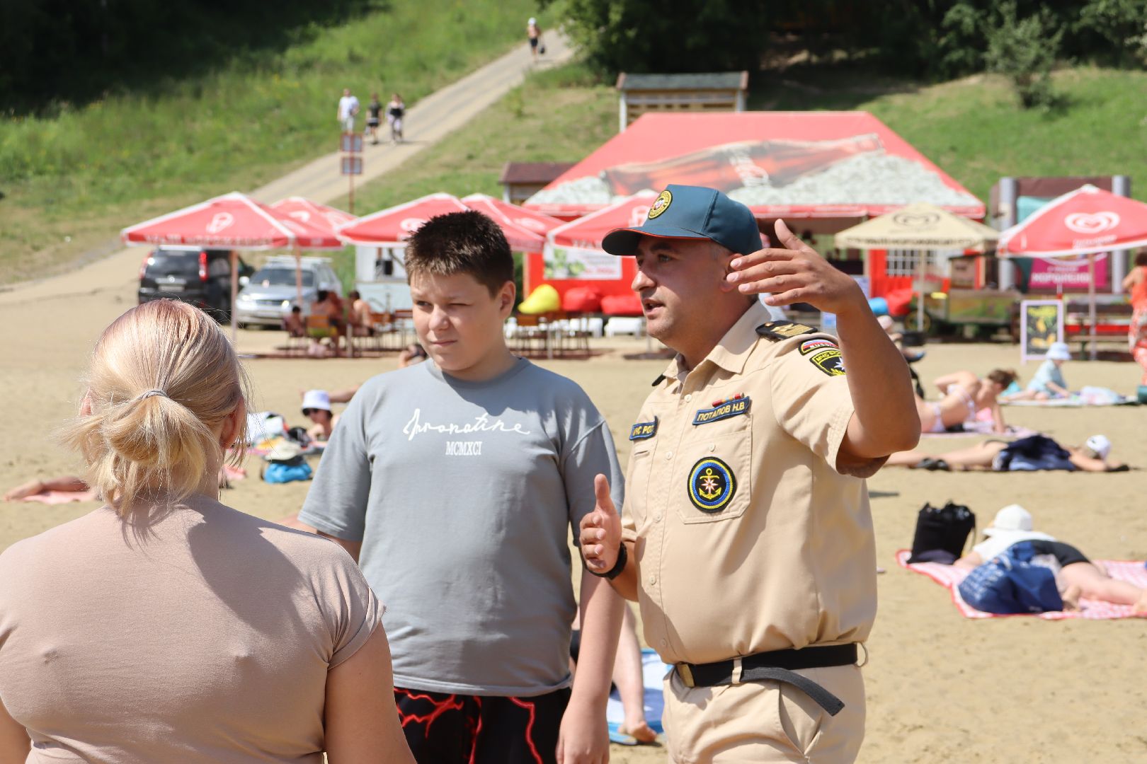 ГИМС ГУ МЧС, дзержинский карьер, Владимир Рогов, ВОСВОД, Никита Потапов, Владимир Жумин, безопасность, дети,