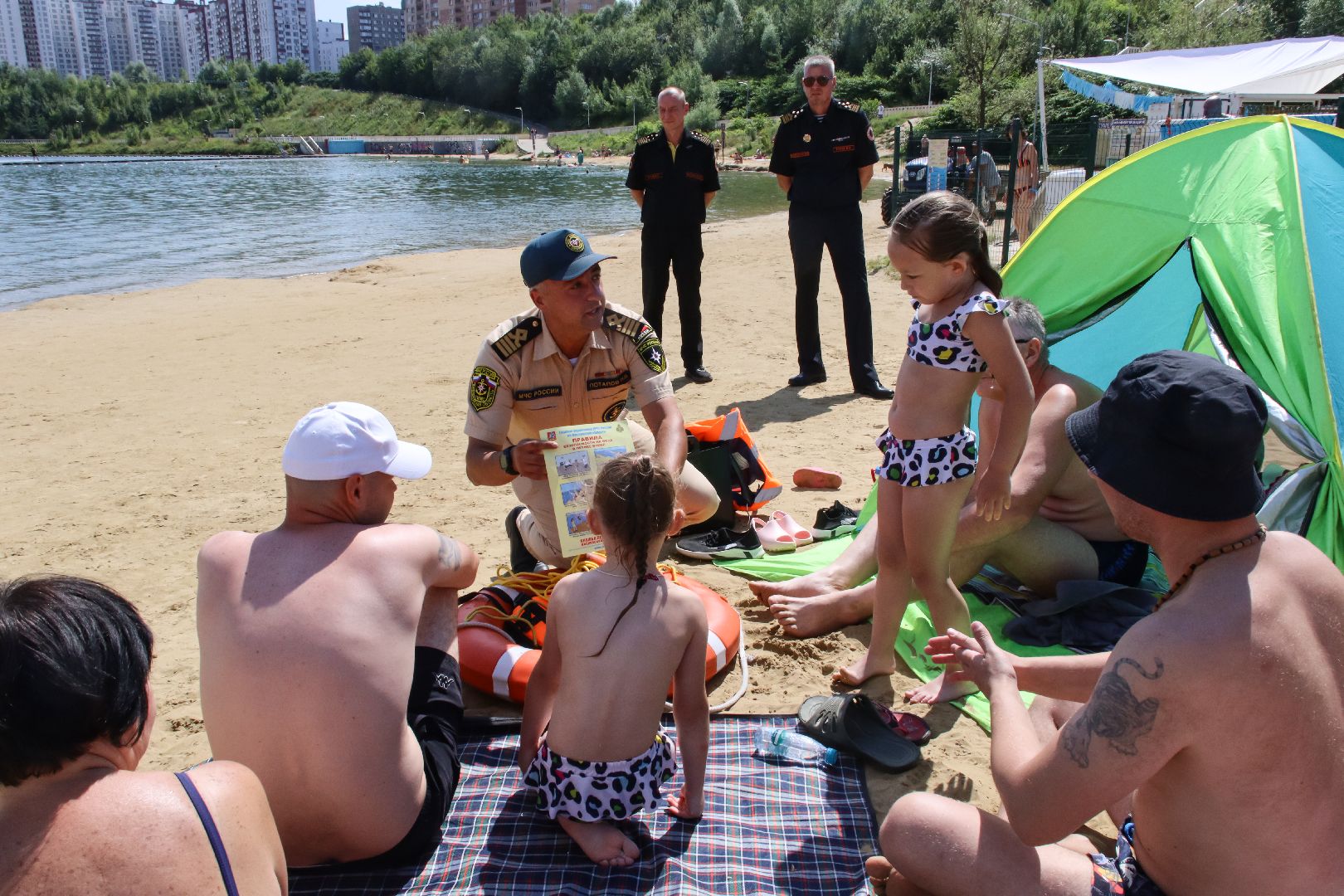 ГИМС ГУ МЧС, дзержинский карьер, Владимир Рогов, ВОСВОД, Никита Потапов, Владимир Жумин, безопасность, дети,