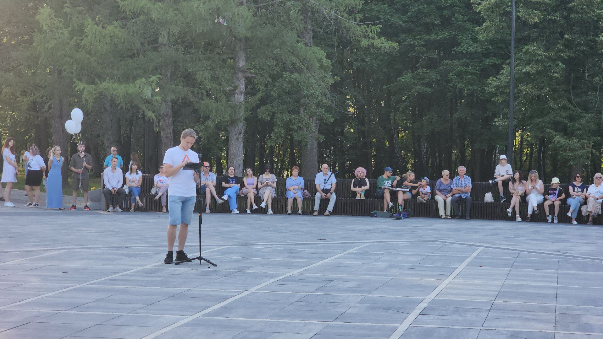 ступино, лето в подмосковье, уличные музыканты,