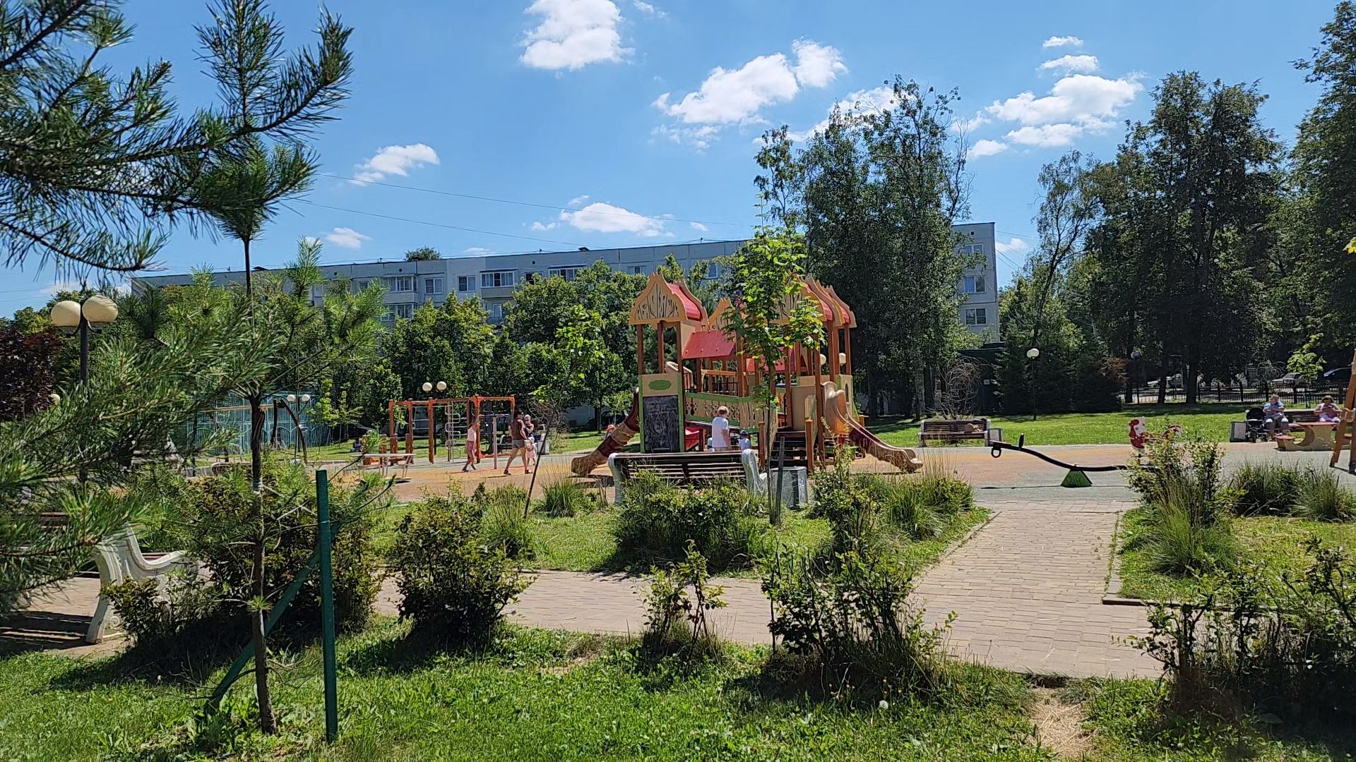 одинцово, детская площадка, модернизация, благоустройство,