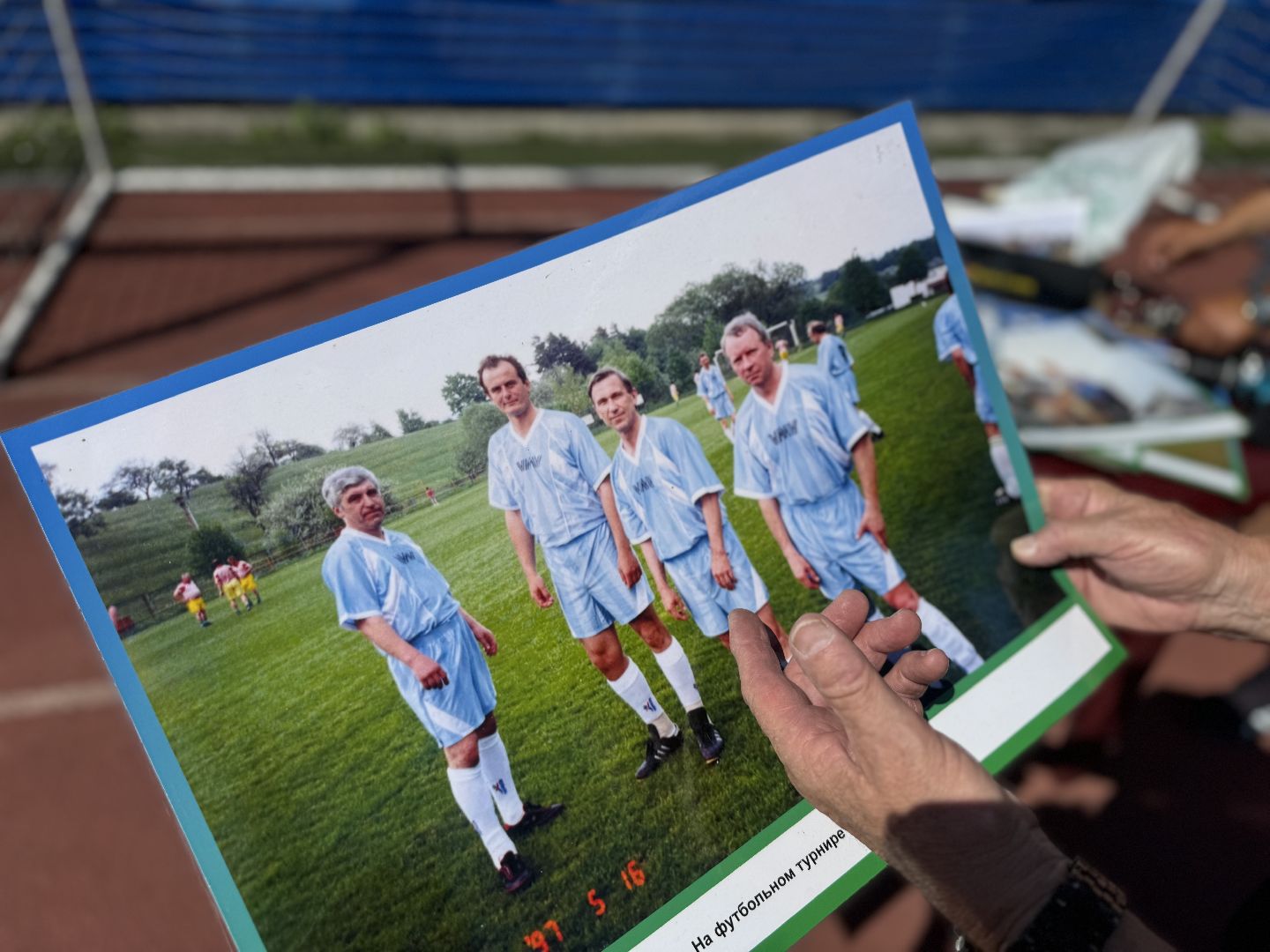 Фотовыставка ветеранов футбола, Команда Металлург - Видное, Стадион Металлург, Ленинский городской округ,спорт в ленинском округе,