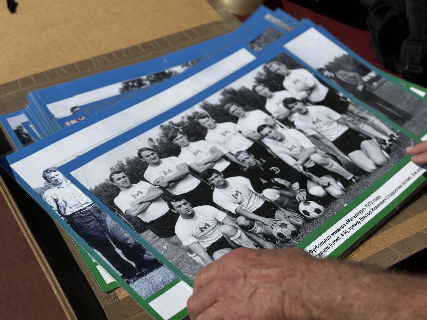 Фотовыставка ветеранов футбола, Команда Металлург - Видное, Стадион Металлург, Ленинский городской округ,спорт в ленинском округе,