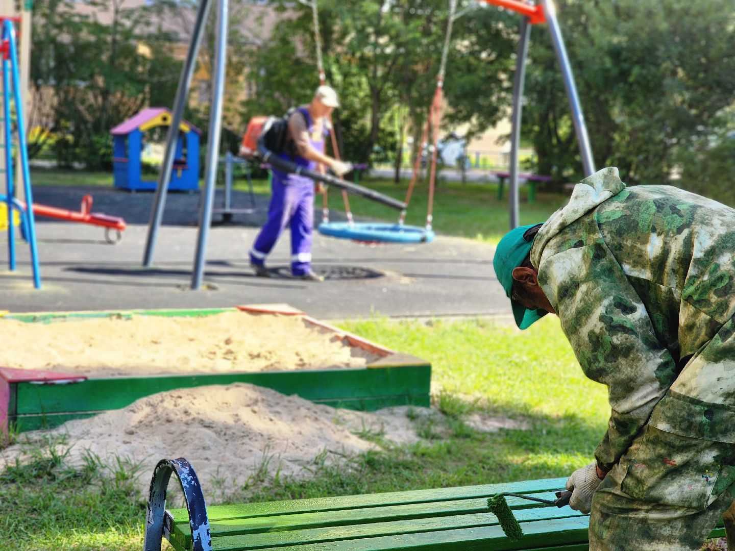 воскресенск, детские площадки, благоустройство,