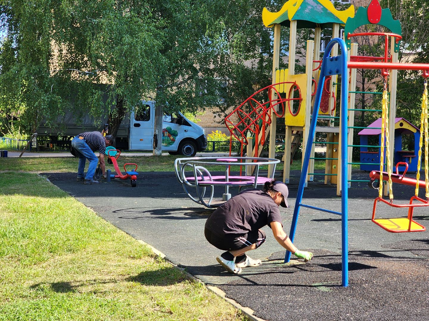 воскресенск, детские площадки, благоустройство,