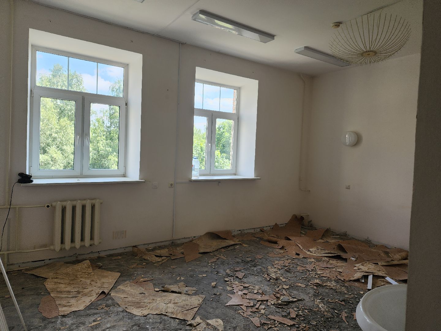 ремонт, ремонт поликлиники, детская поликлиника,