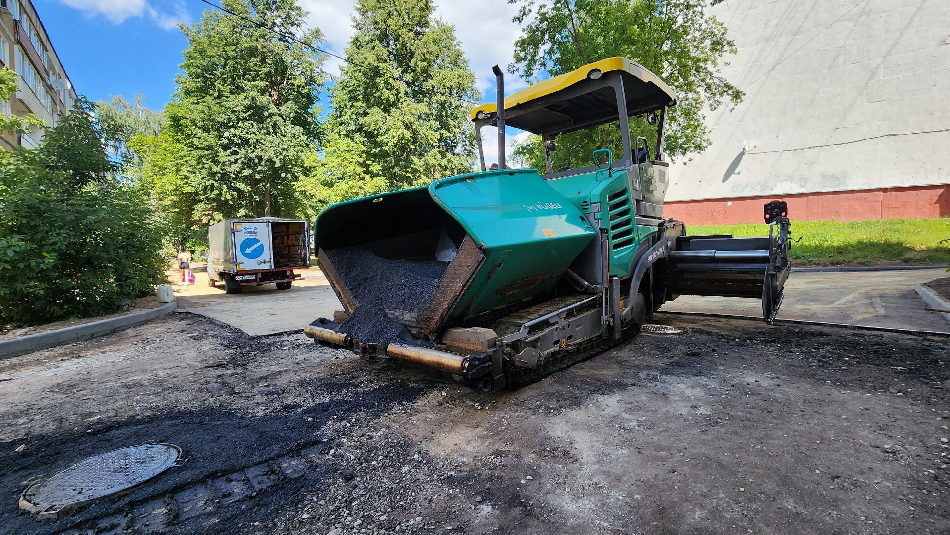 кашира, улица победы, улица металлургов, комплексное благоустройство, дворовые территории, МКД, асфальт, бордюры, парковка,