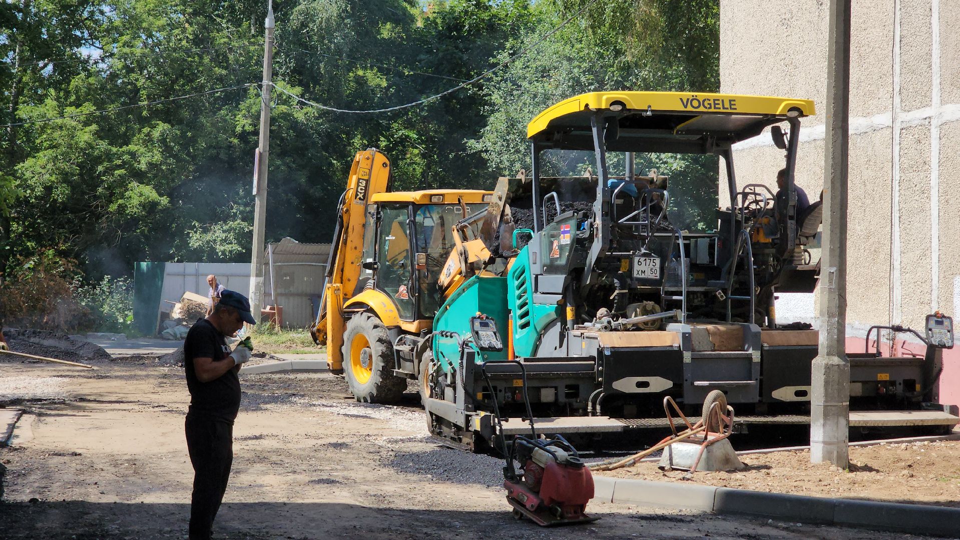 кашира, улица победы, улица металлургов, комплексное благоустройство, дворовые территории, МКД, асфальт, бордюры, парковка,