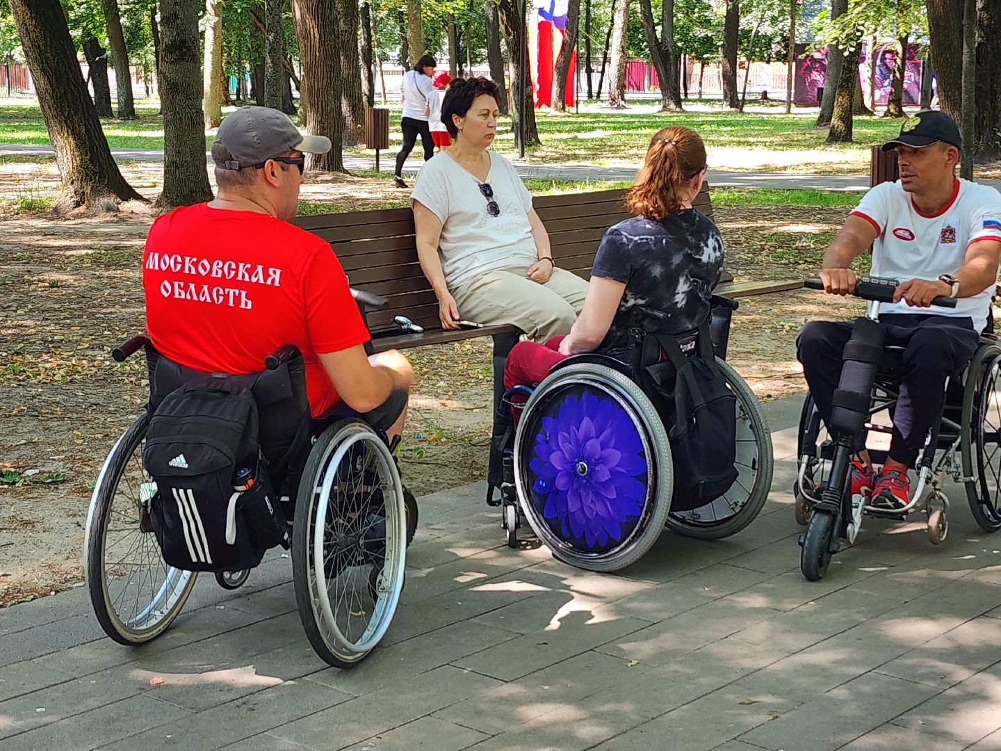 серпухов, парк имени олега степанова, Фитнес-день для людей с инвалидностью, михаил терентьев, паралимпийцы,