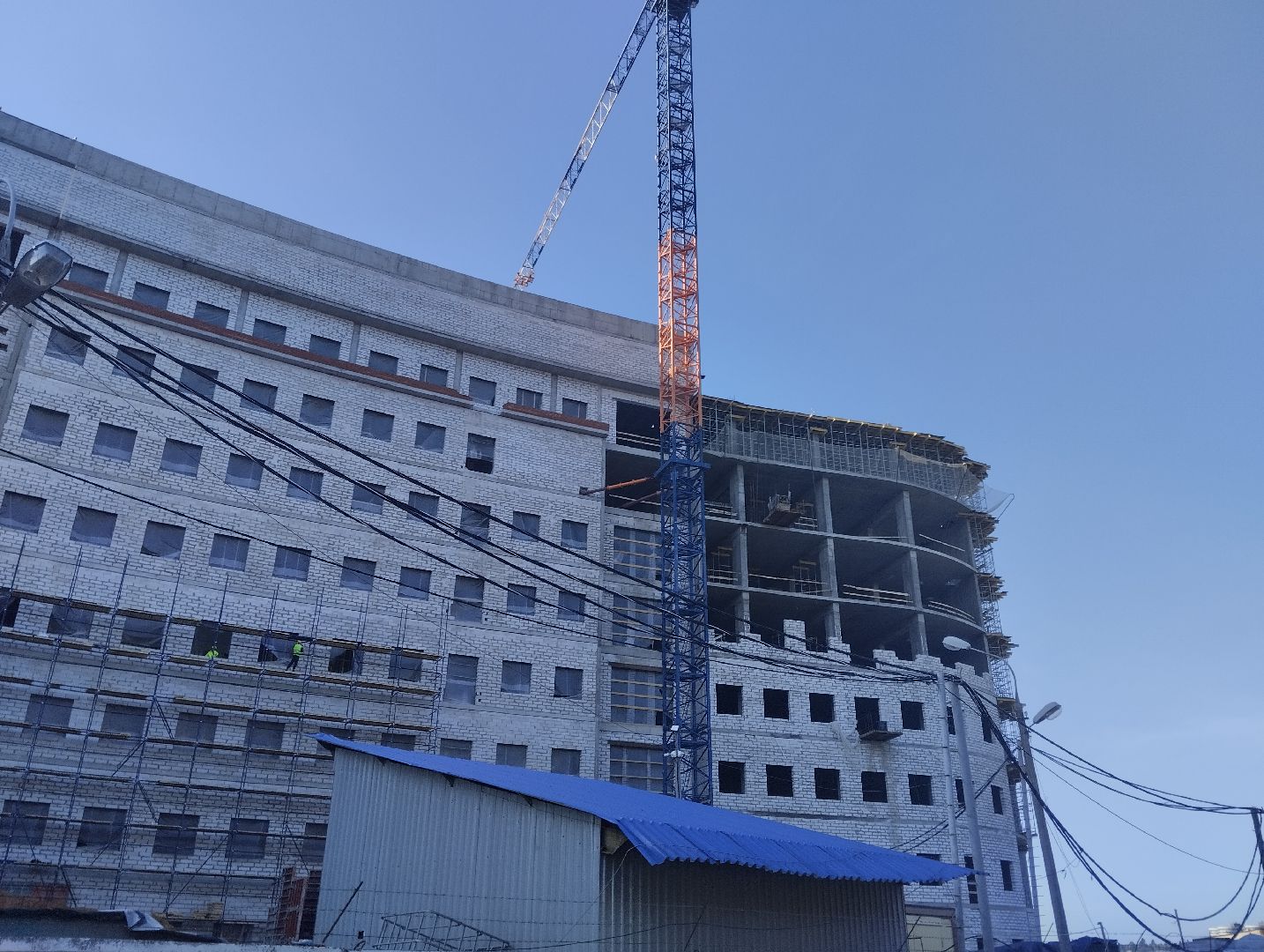 Детская больница, строительство