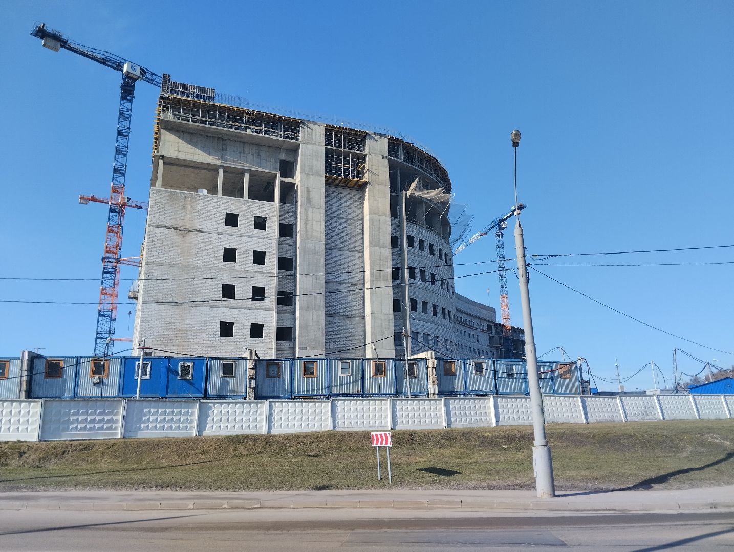 Детская больница, строительство