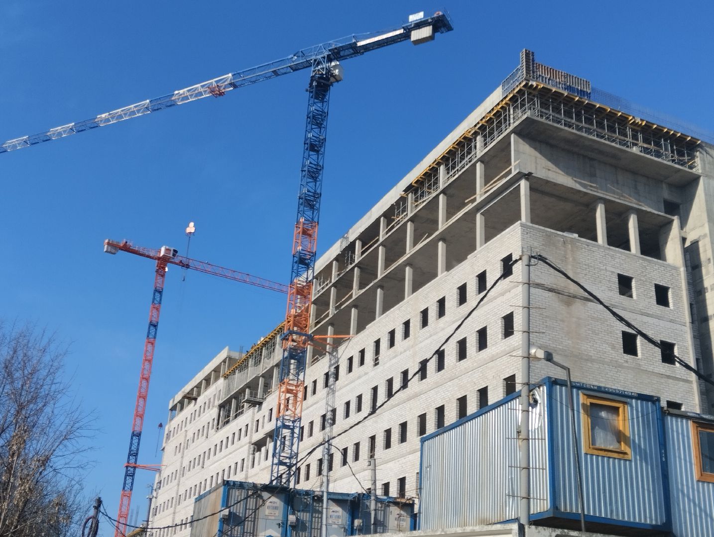 Детская больница, строительство