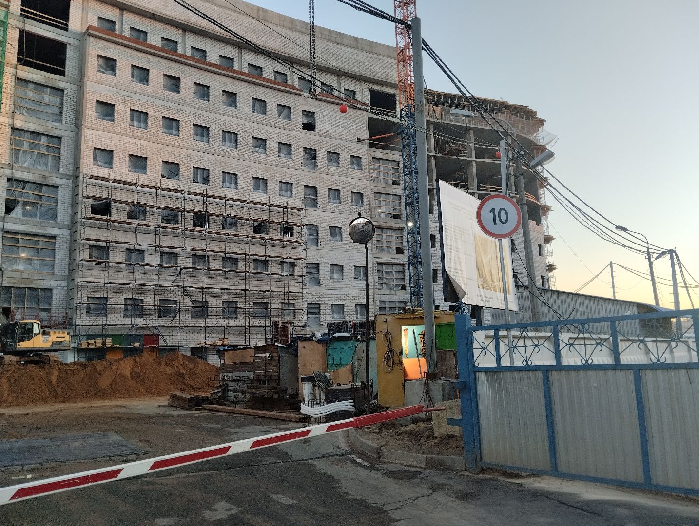 Детская больница, строительство