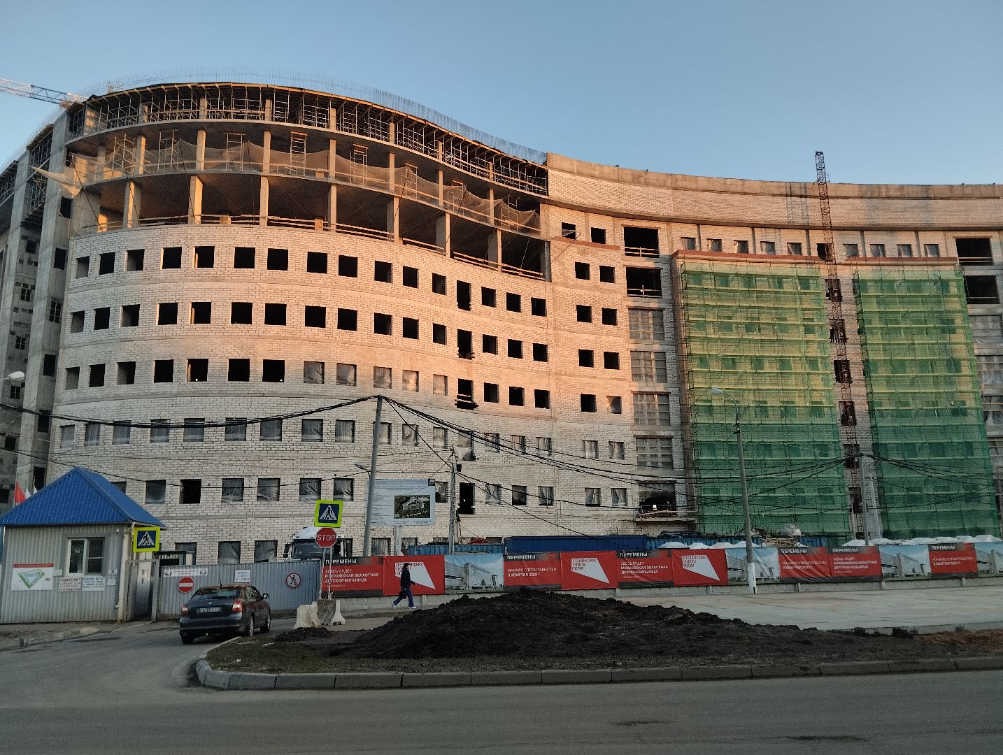 Детская больница, строительство