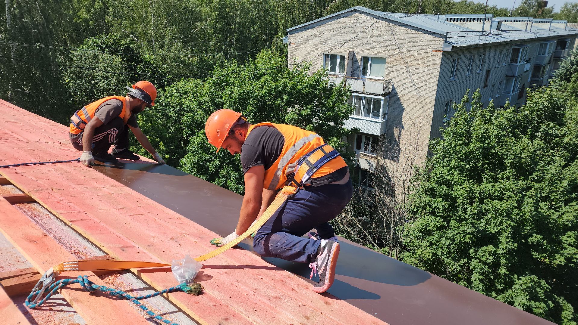 жкх, капремонт кровли, фонд капремонта мо, минжкх, Лосино-Петровский,