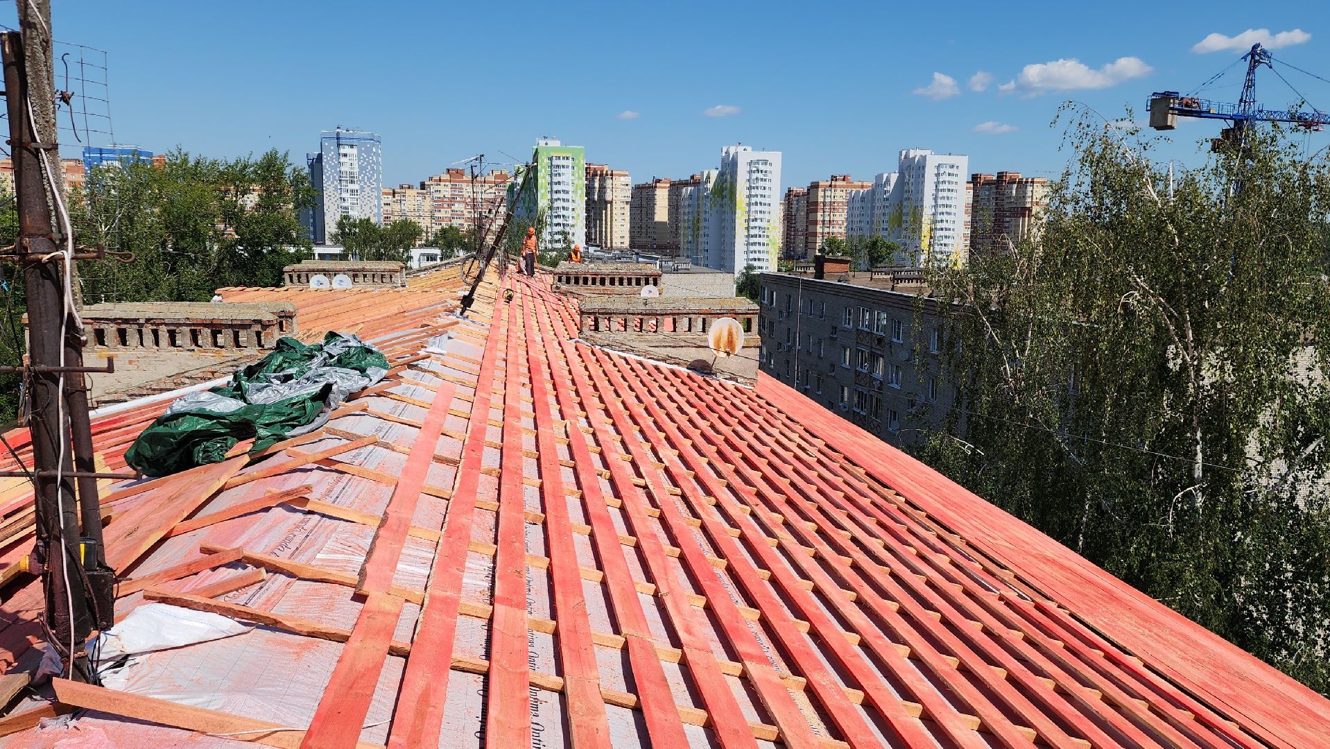 жкх, капремонт кровли, фонд капремонта мо, минжкх, Лосино-Петровский,