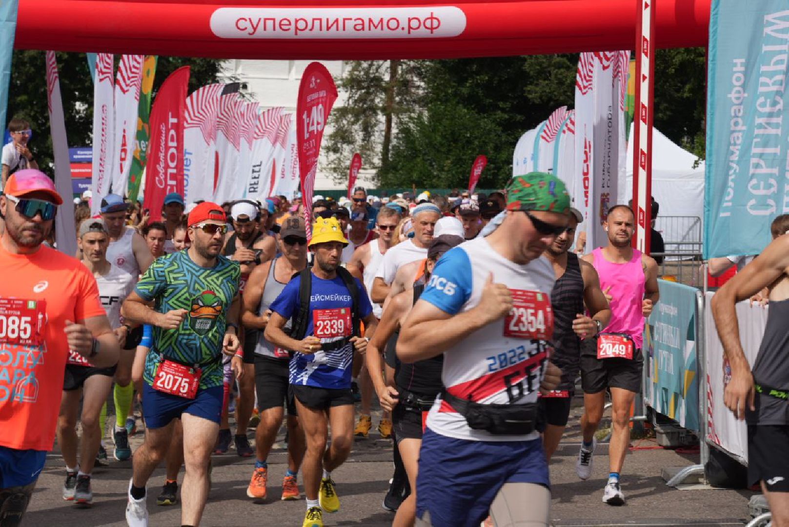 Забег, Спорт, Сергиевым путем, Суперлига Подмосковья, Полумарафон,