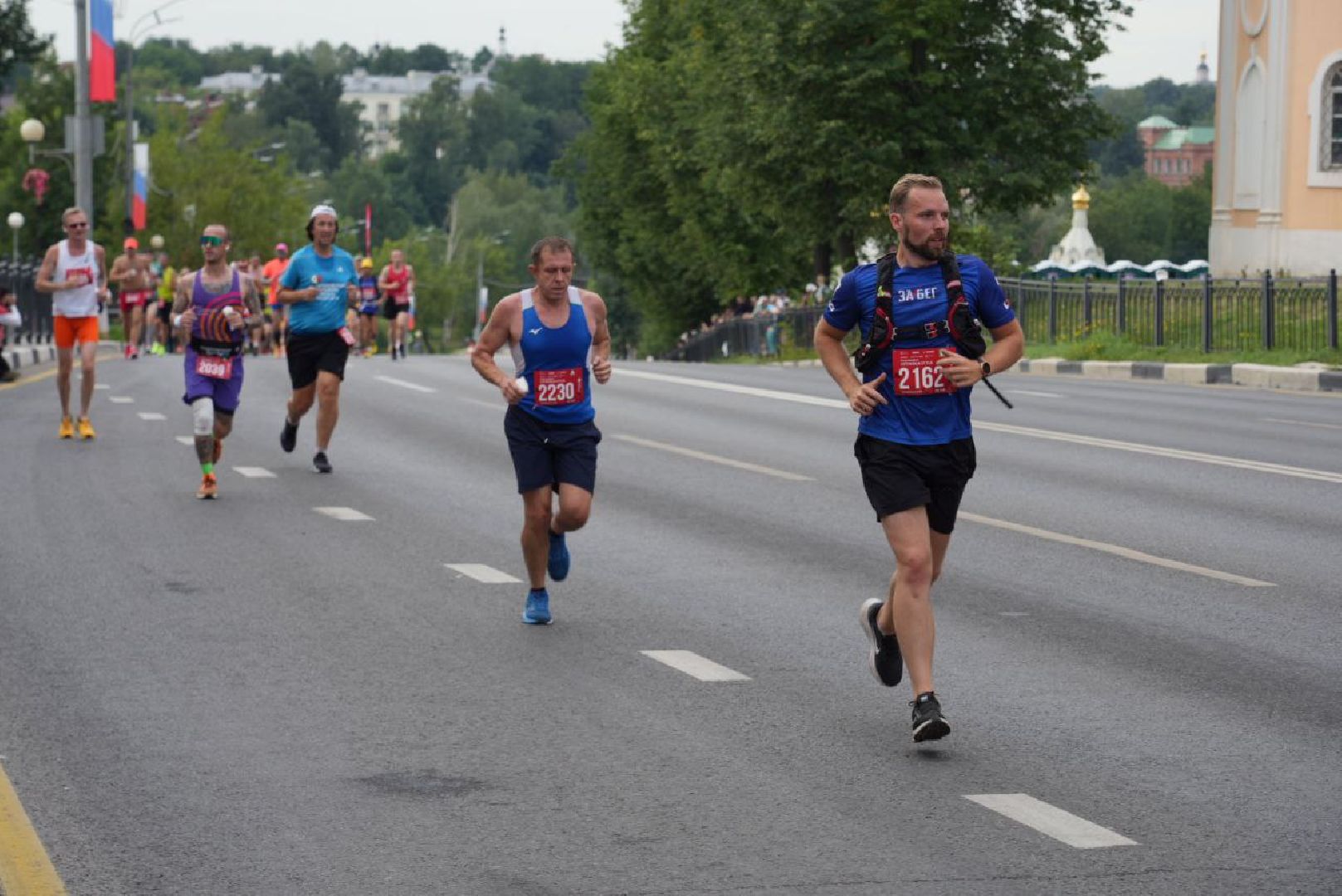 Забег, Спорт, Сергиевым путем, Суперлига Подмосковья, Полумарафон,
