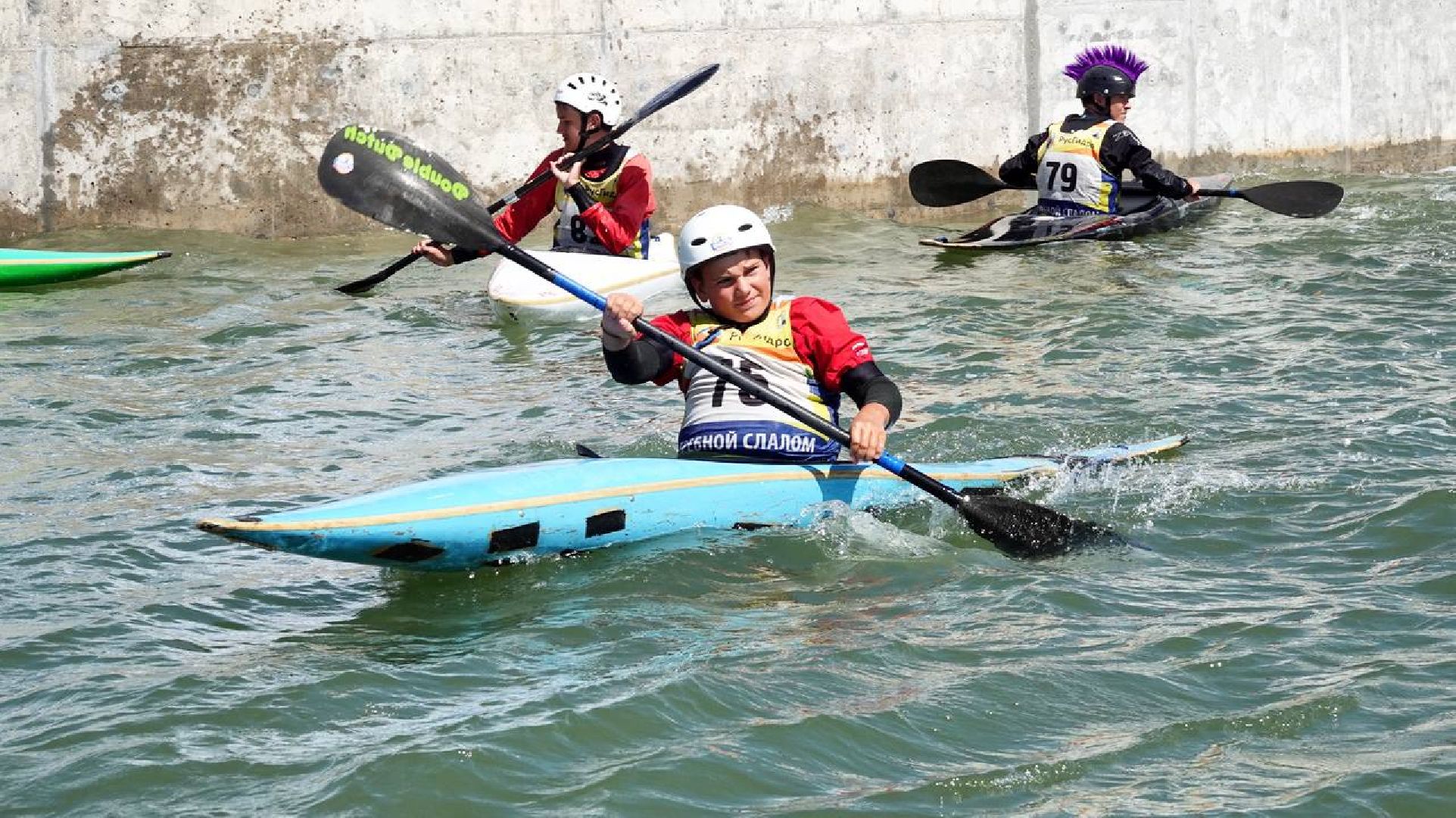 Спорт, Соревнования, Гребной слалом, Первенство России, Юность России, Спортсмены,