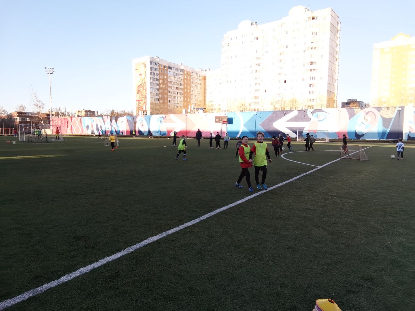 Балашиха, капитальный ремонт, стадион Орион, спортивная школа Керамик, футбольное поле, легкоатлетический сектор