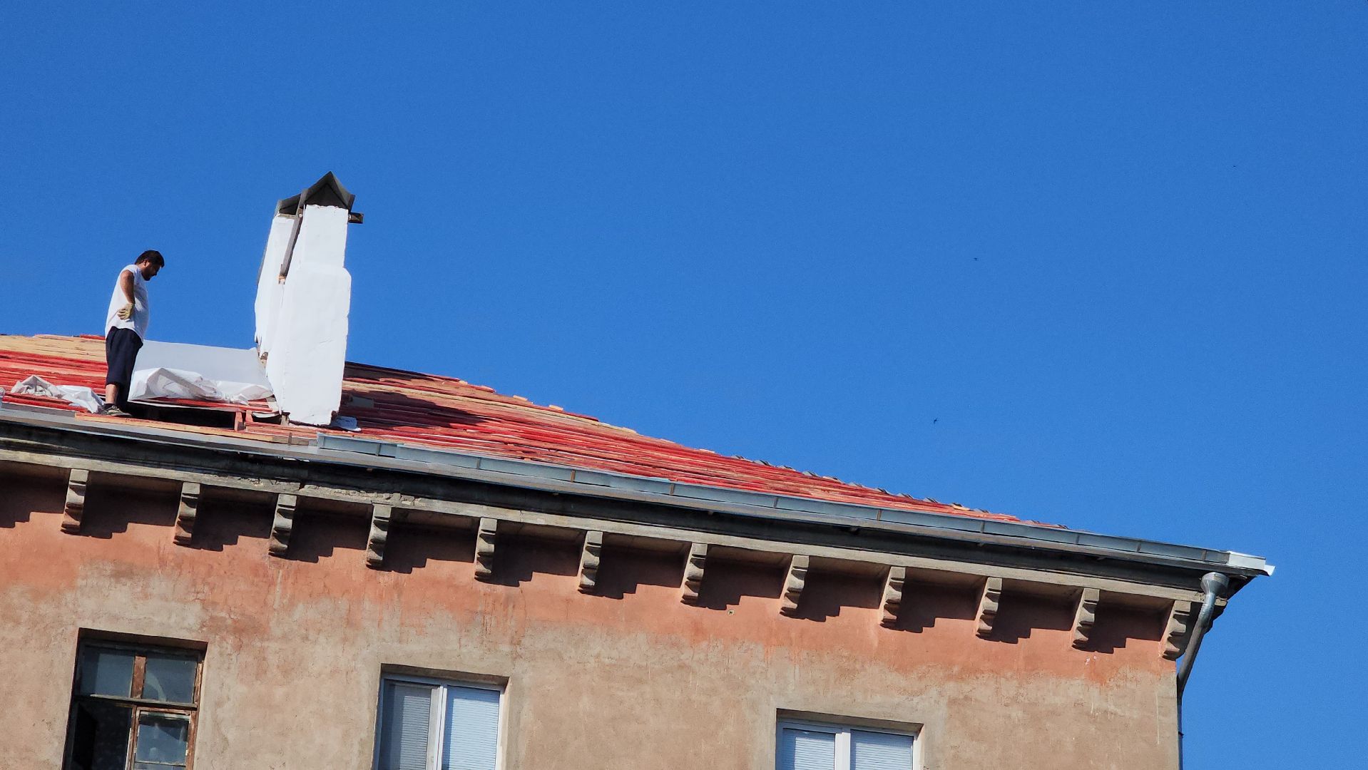 серпухов, улица красный текстильщик, замена кровли, капитальный ремонт, жкх,