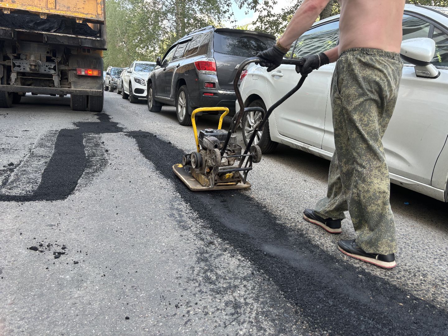 дороги, ямочный ремонт, ремонт дорог,