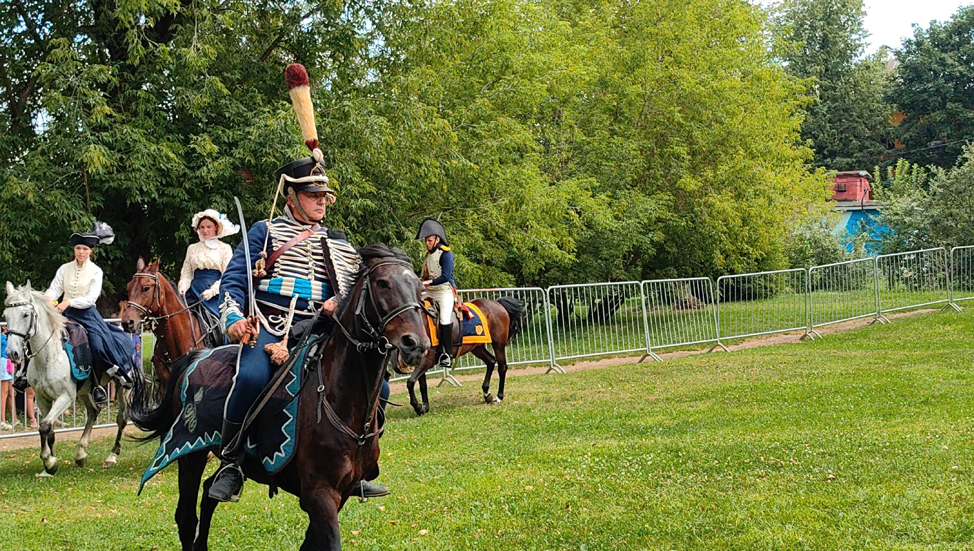 конное шоу, парк, гусар, Лермонтов, щёлково,