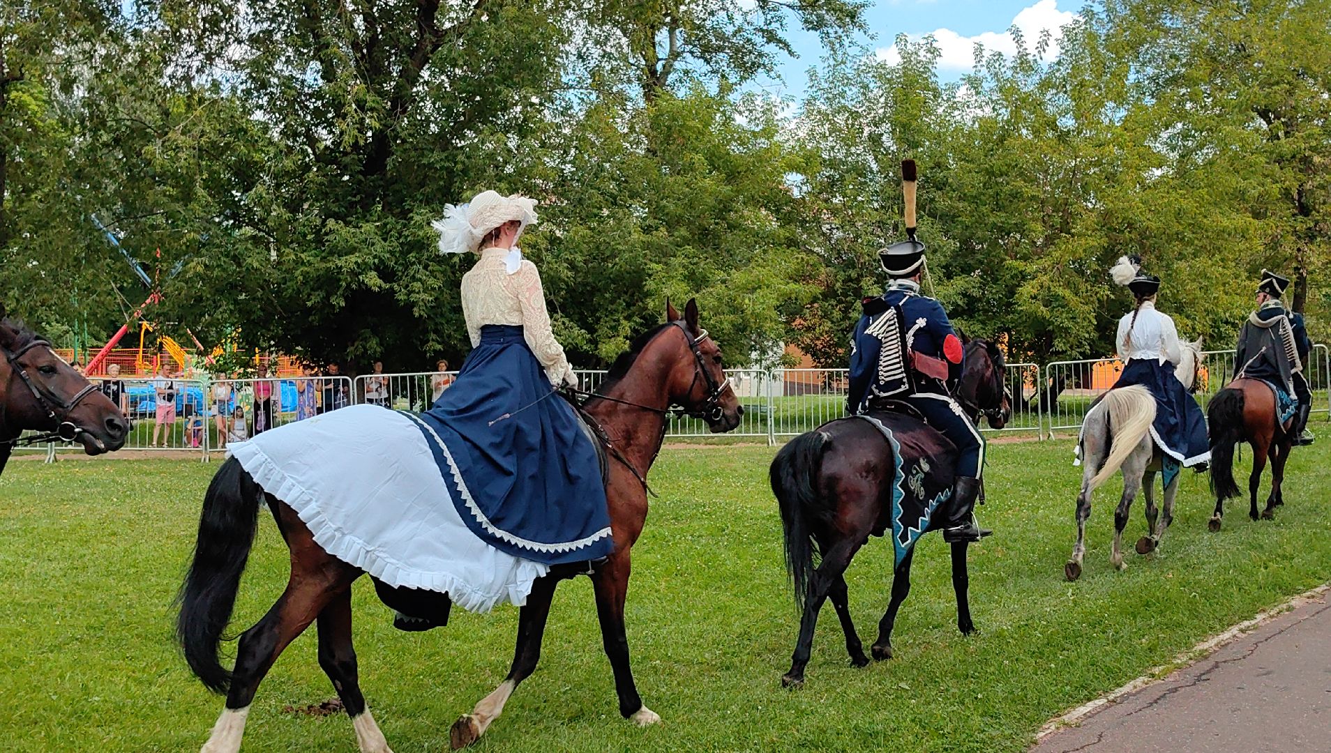 конное шоу, парк, гусар, Лермонтов, щёлково,
