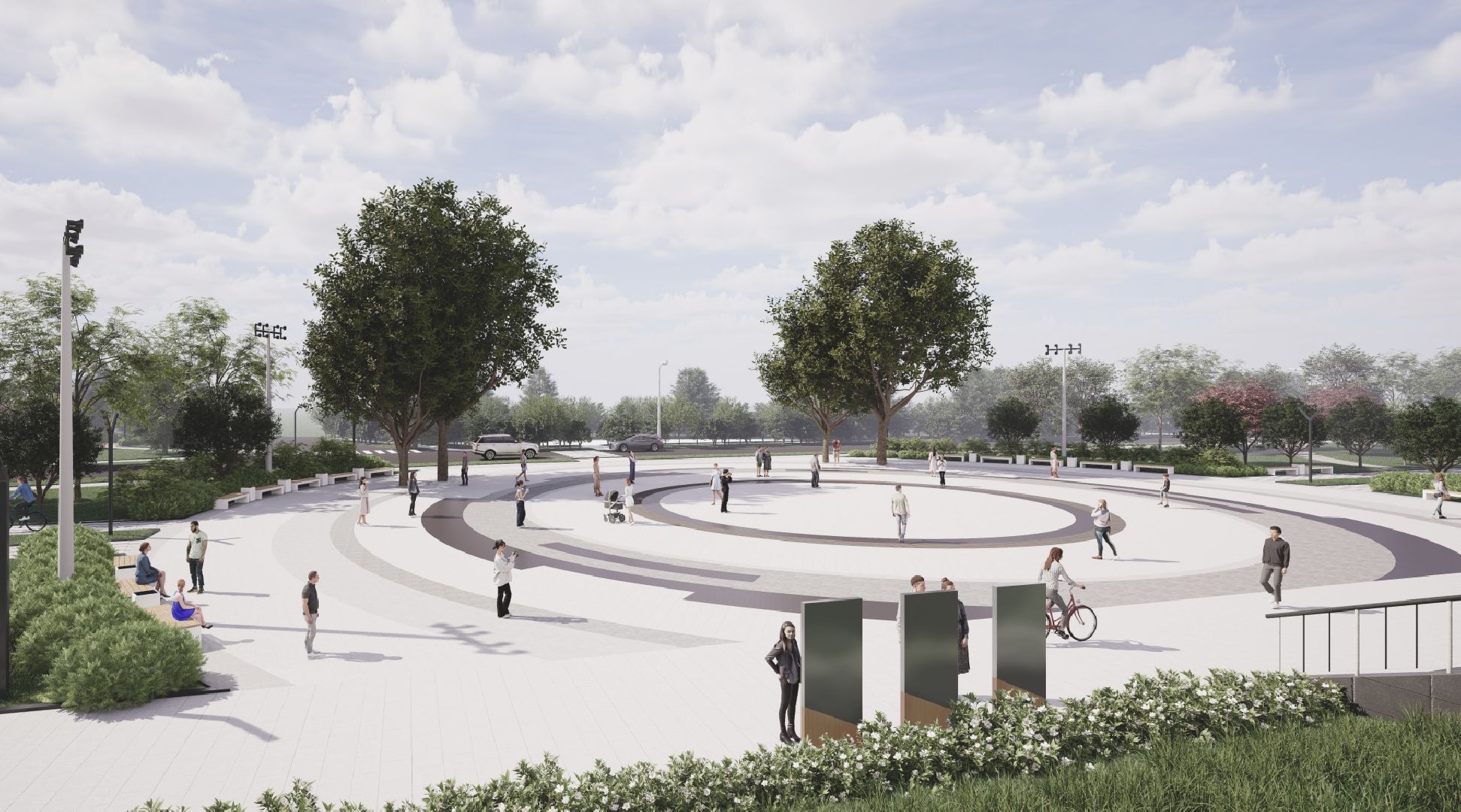 благоустройство, Большая Шатура, Рошаль, СКЦ Рошаль, спортивно-культурный центр,