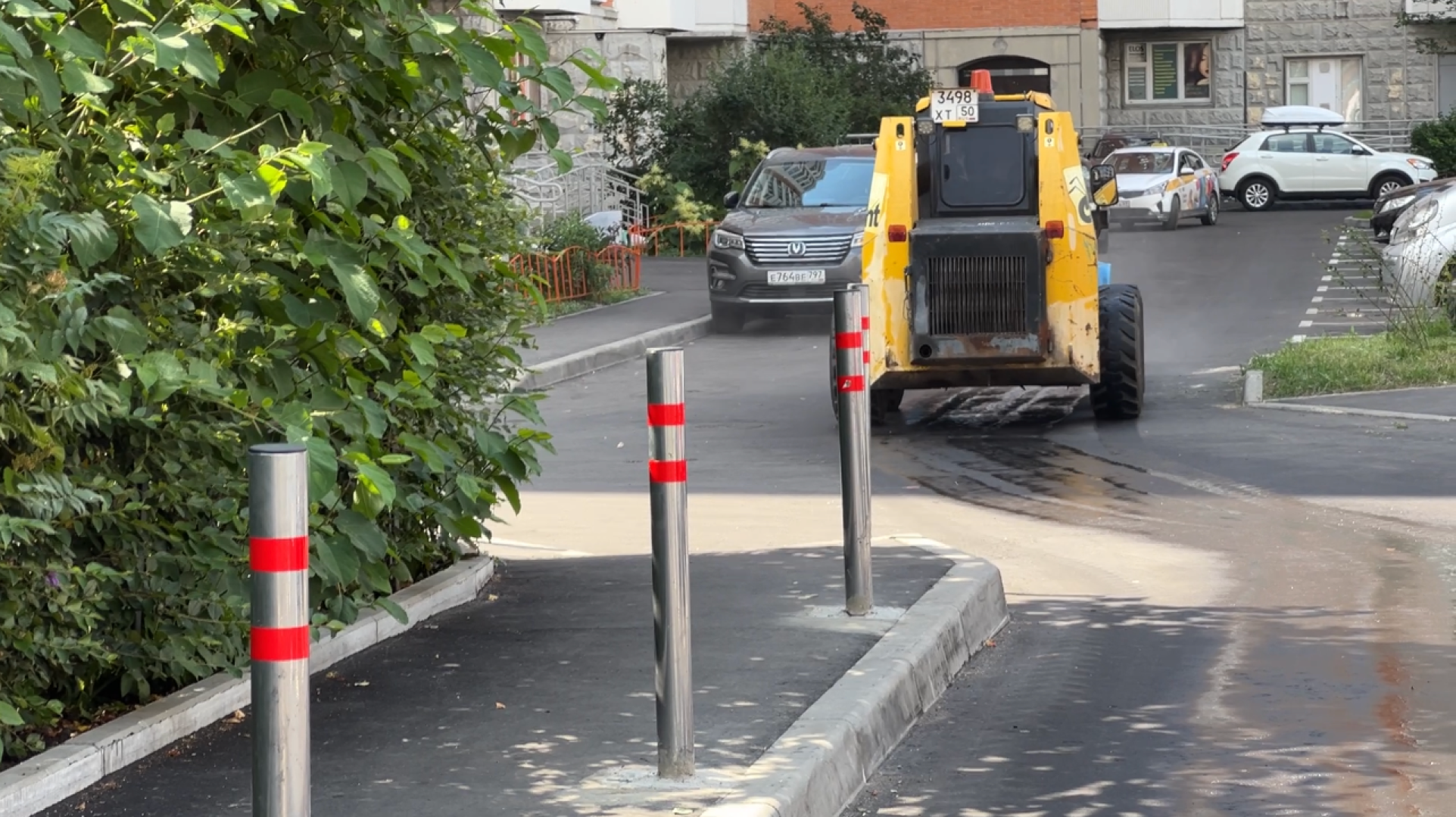 химки, благоустройство, благоустройство дворов, замена асфальта,