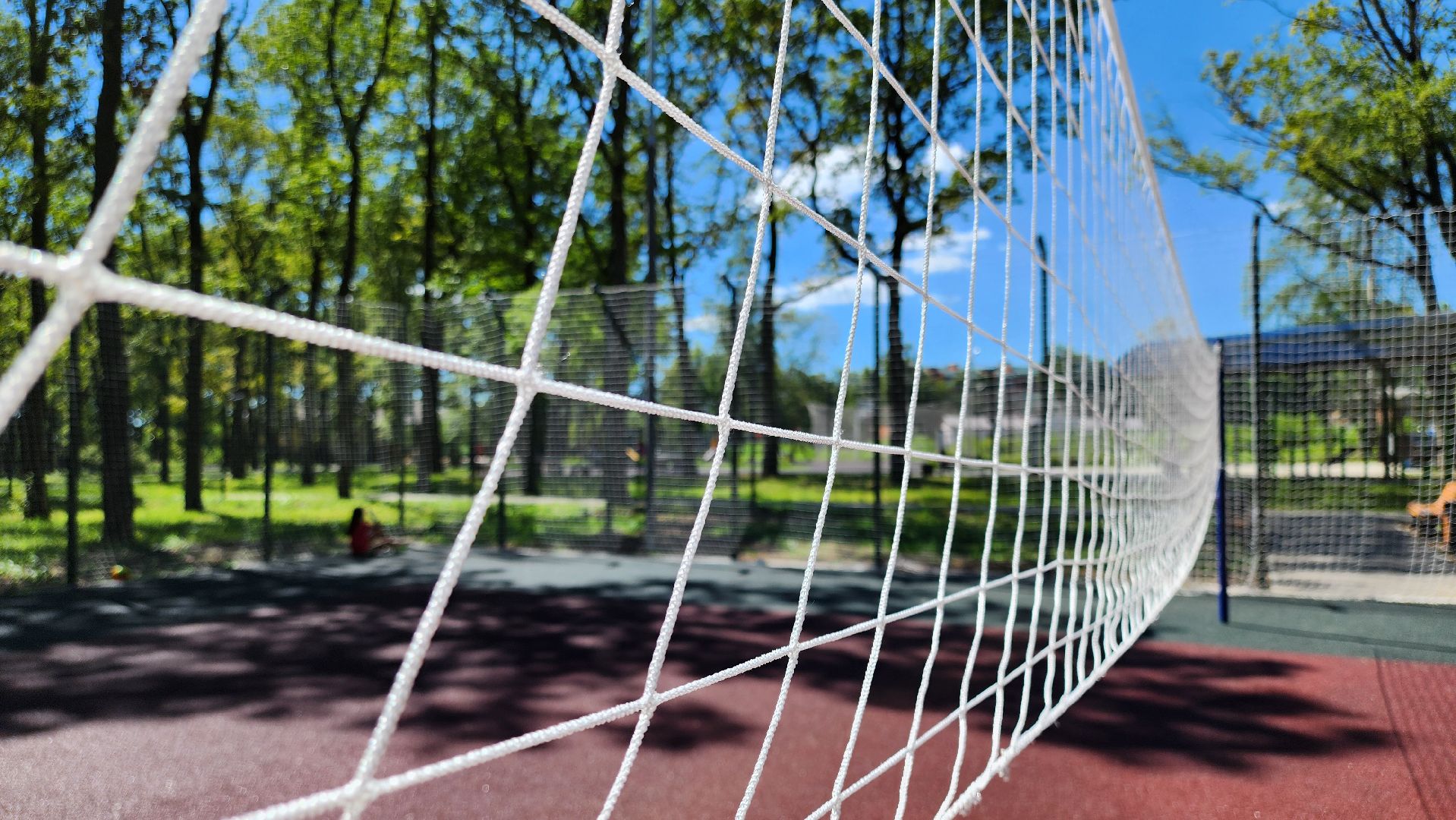 кашира, ожерелье, парк дубовая роща, волейбол, спортивная площадка, благоустройство, безопасное покрытие,