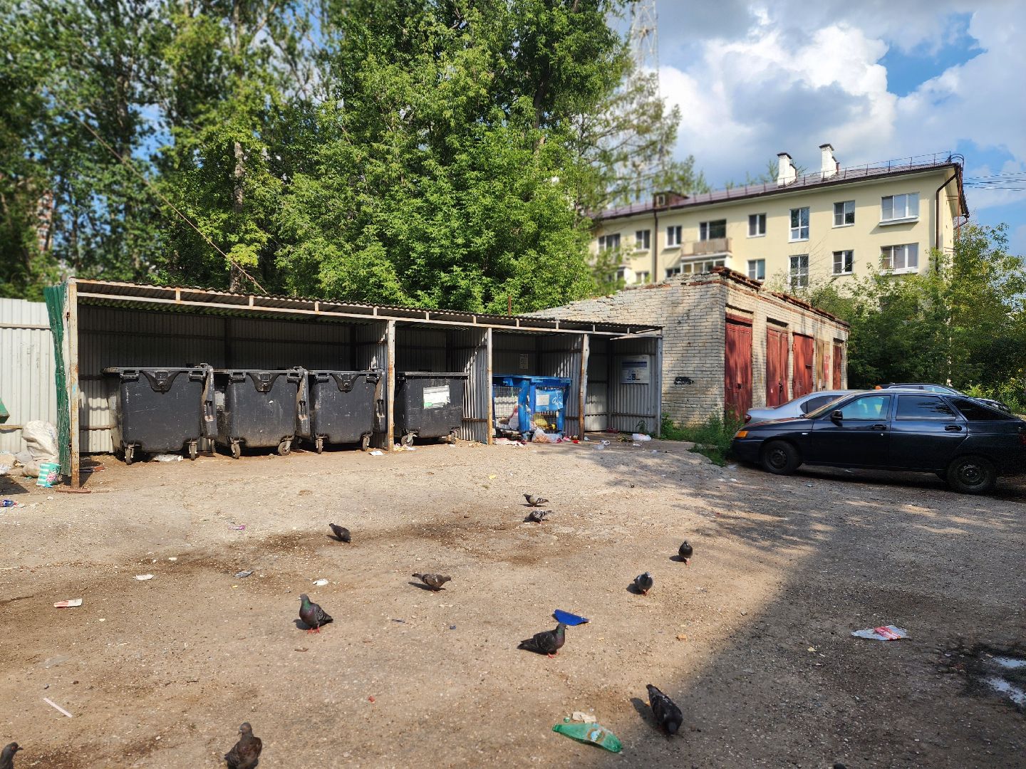 воскресенск, контейнерная площадка, жкх,