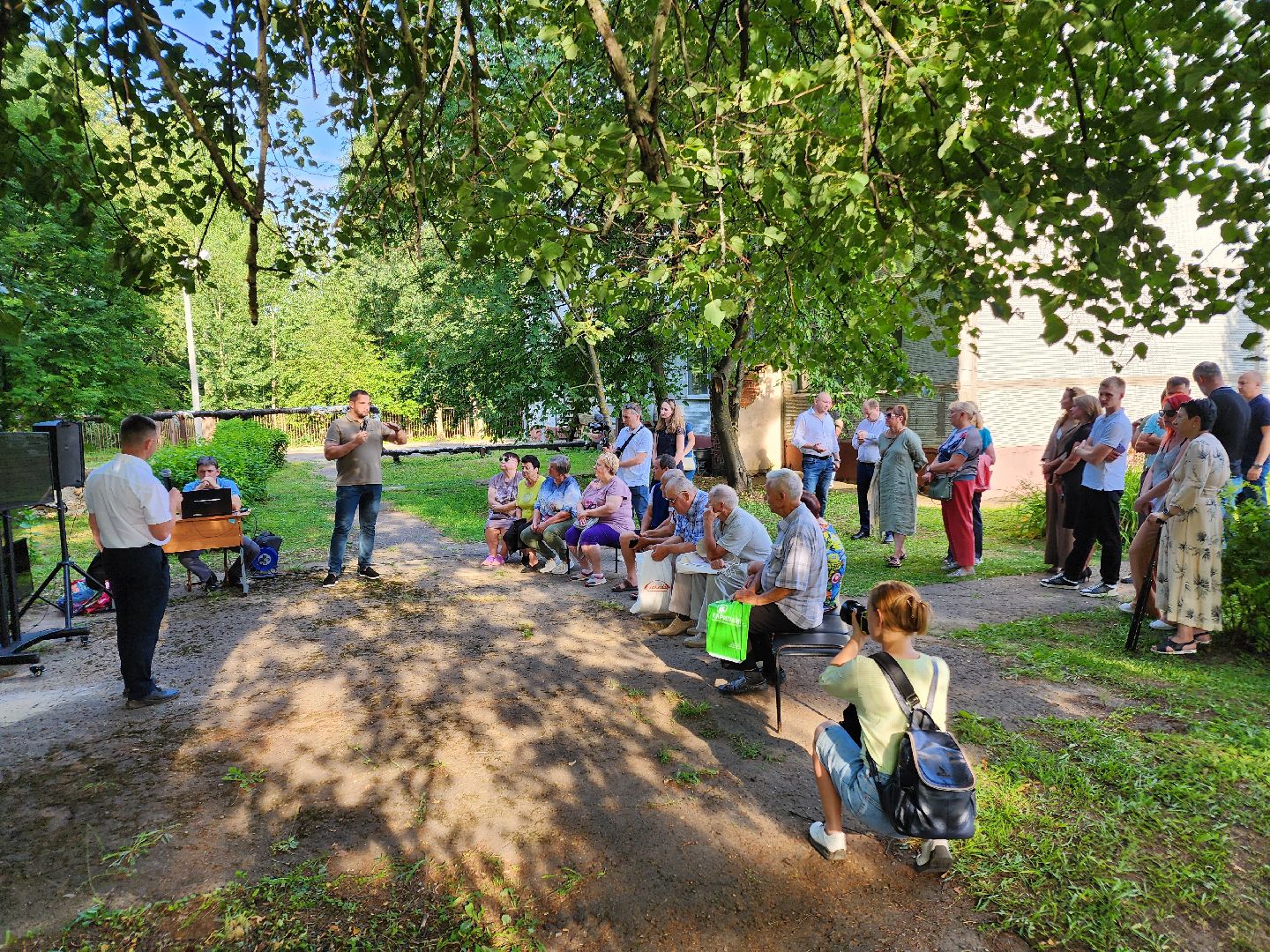 чехов, село Молоди, электроснабжение, энергоснабжение, россети московский регион, глава округа Михаил Собакин, встреча с жителями, модернизация,