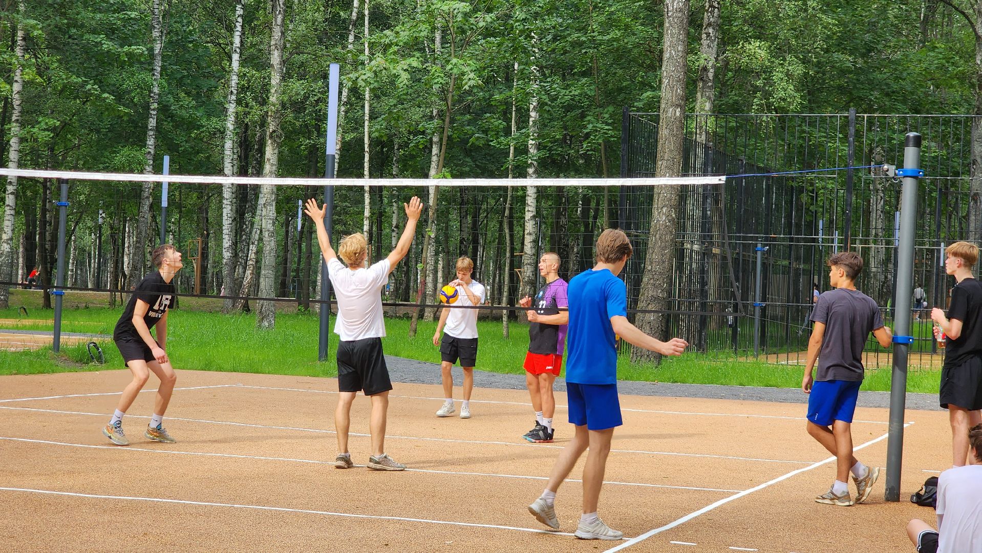Волейбол, Центральный парк, Лобня,
