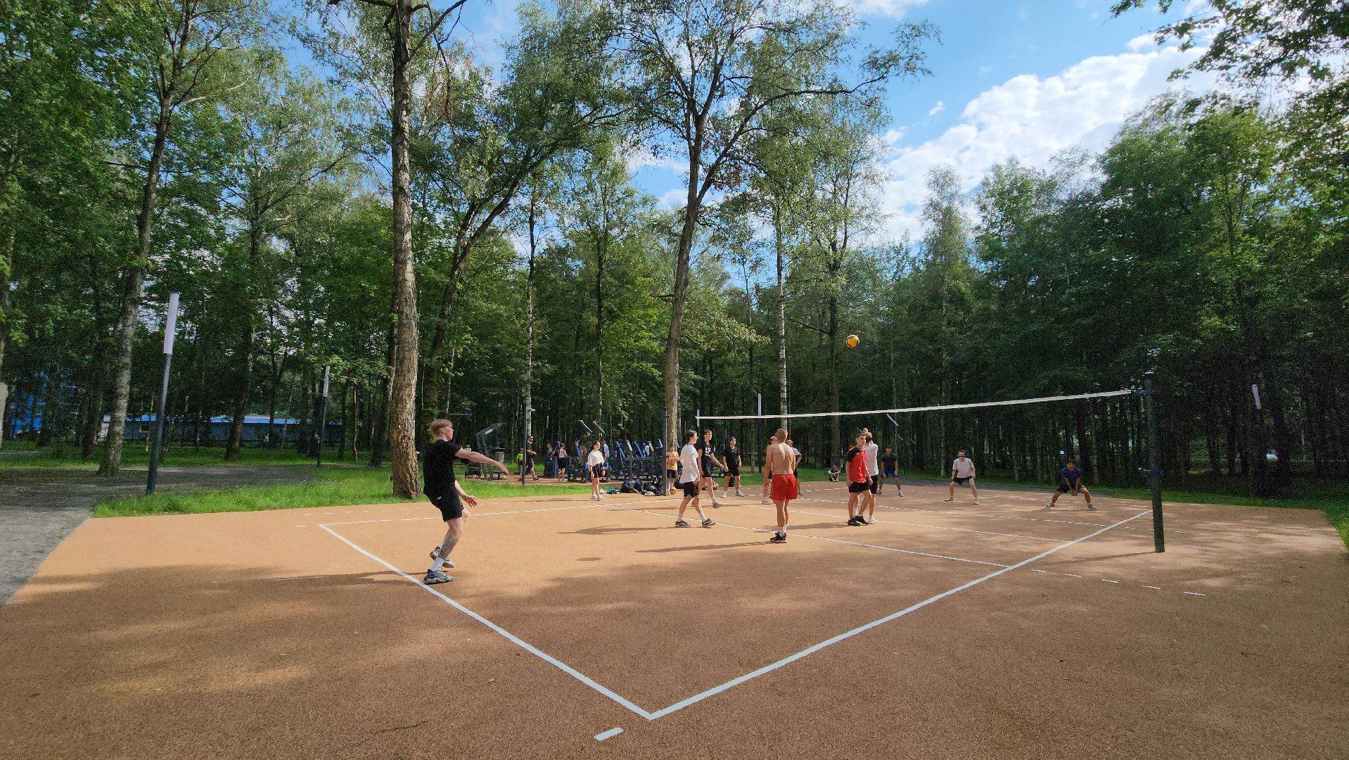 Волейбол, Центральный парк, Лобня,