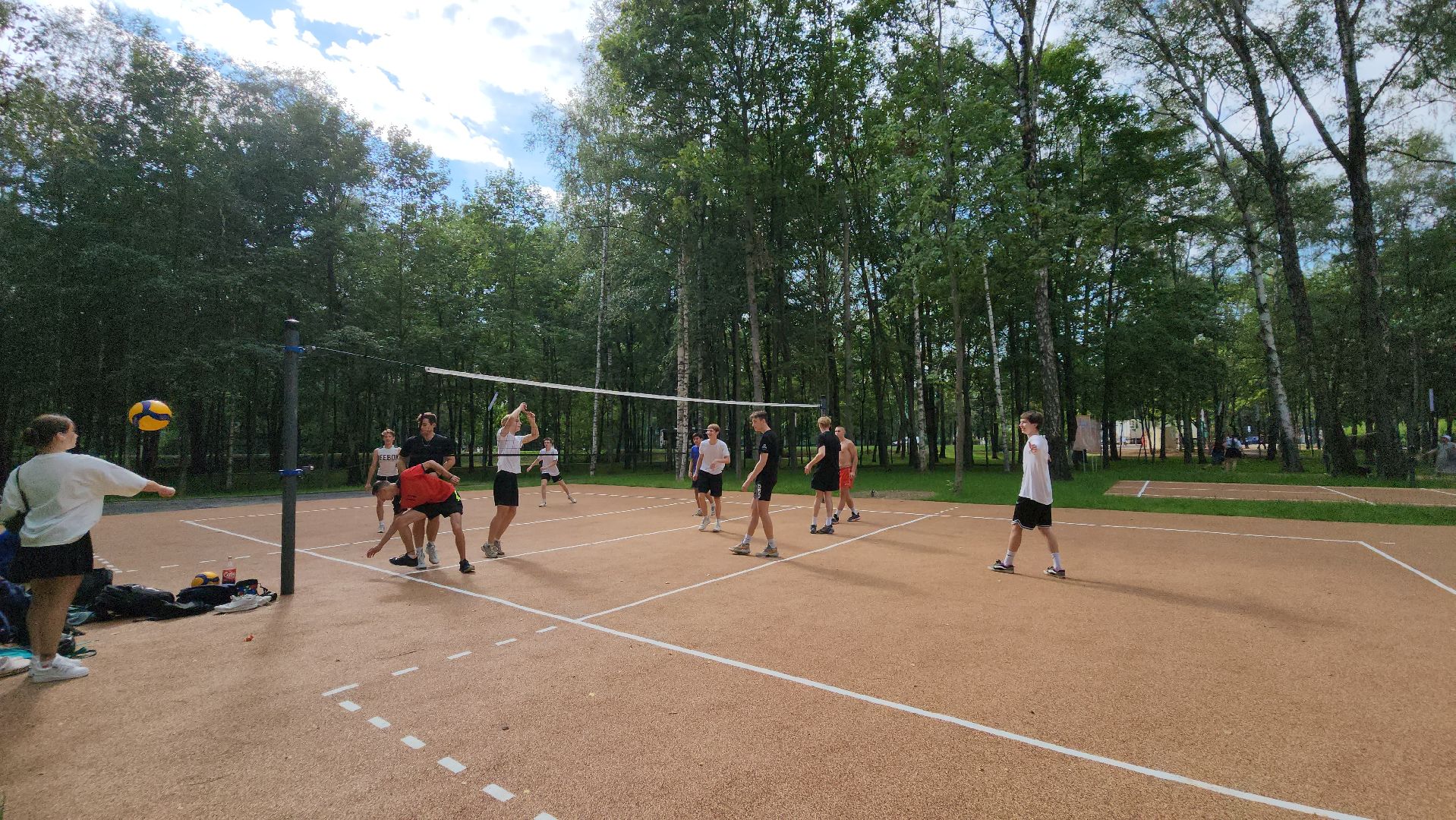 Волейбол, Центральный парк, Лобня,