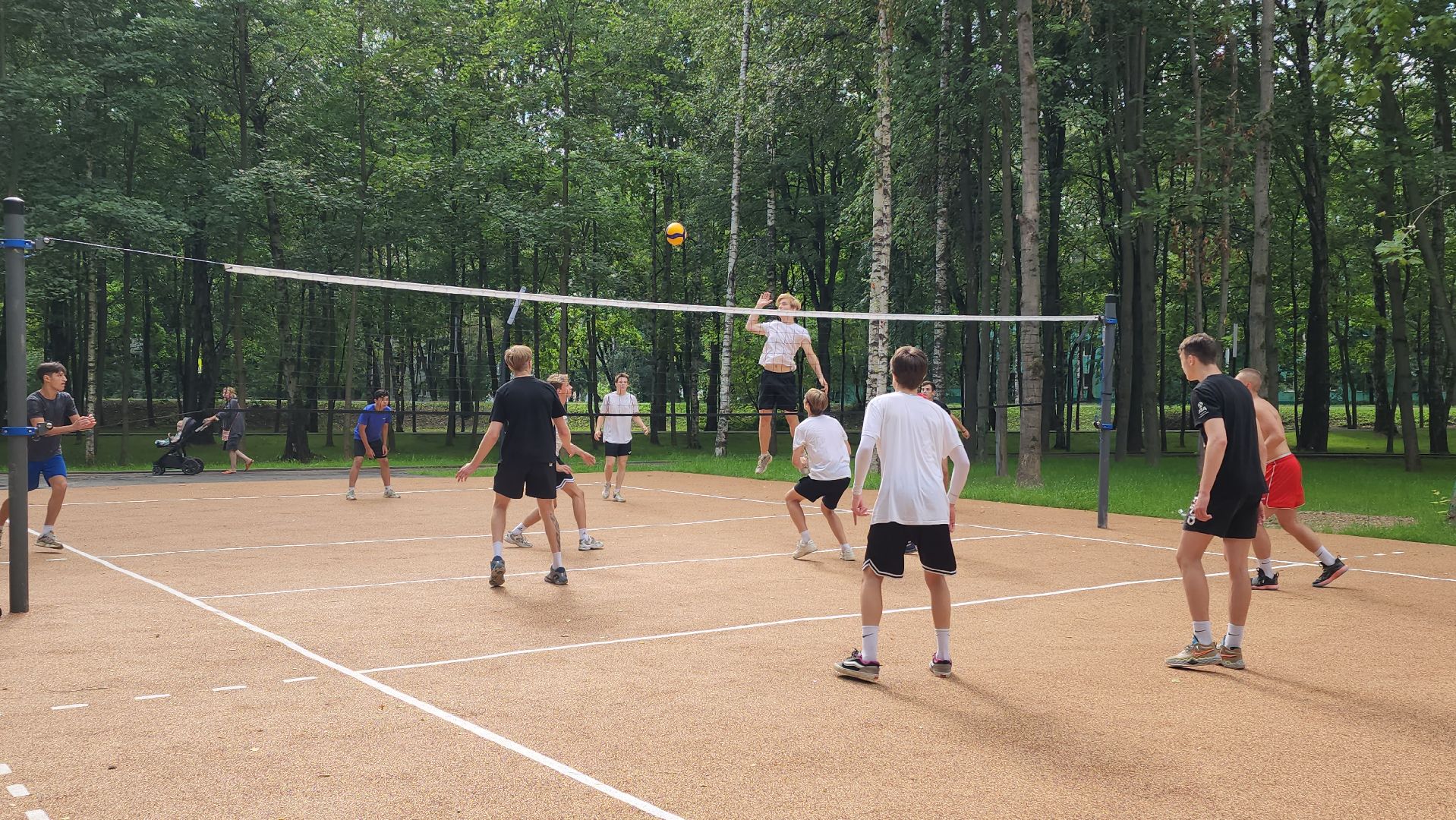 Волейбол, Центральный парк, Лобня,