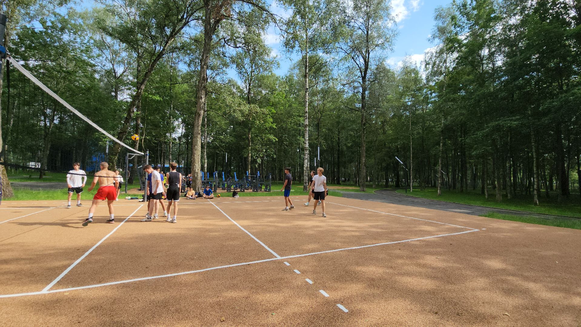Волейбол, Центральный парк, Лобня,
