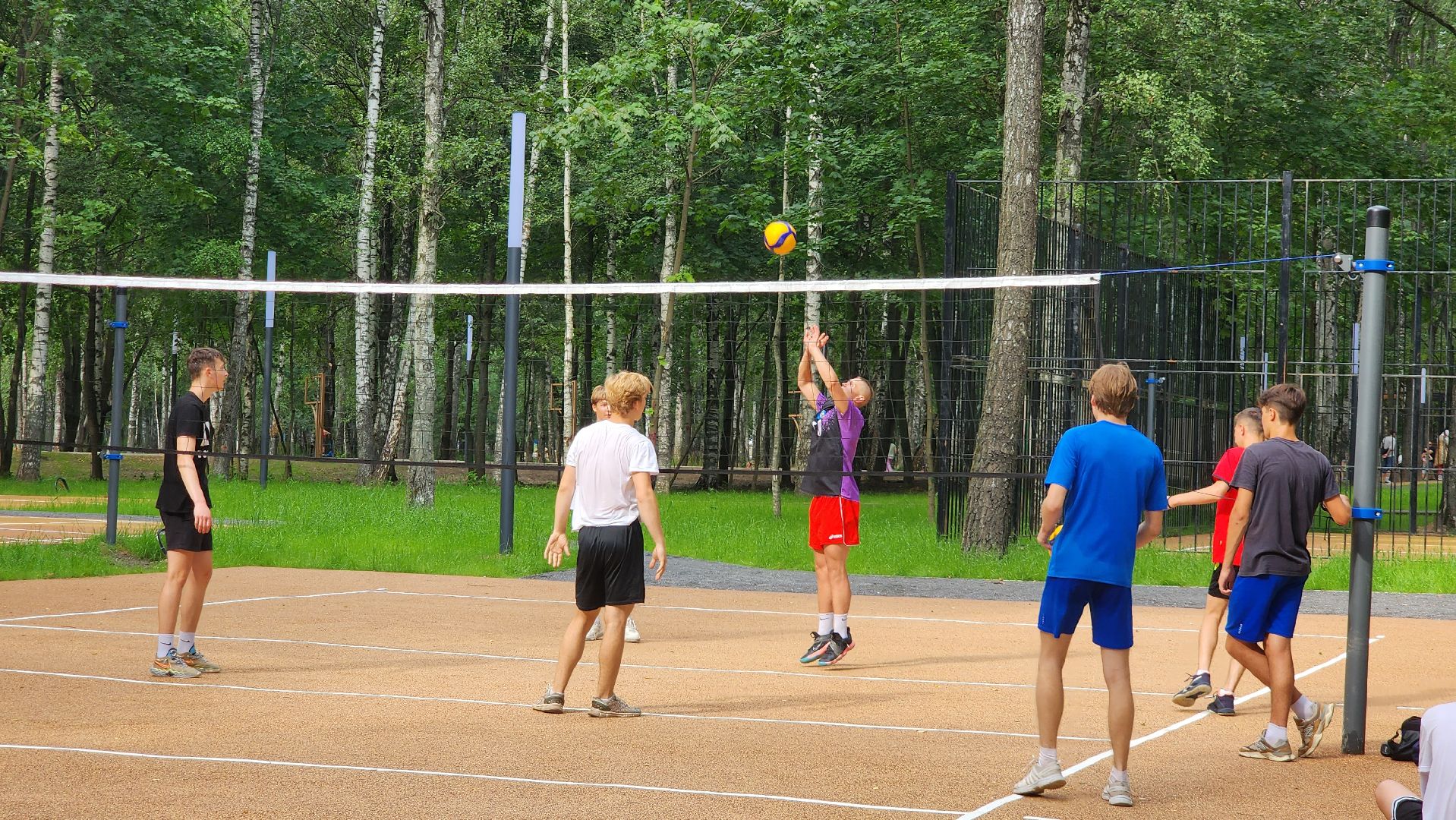 Волейбол, Центральный парк, Лобня,