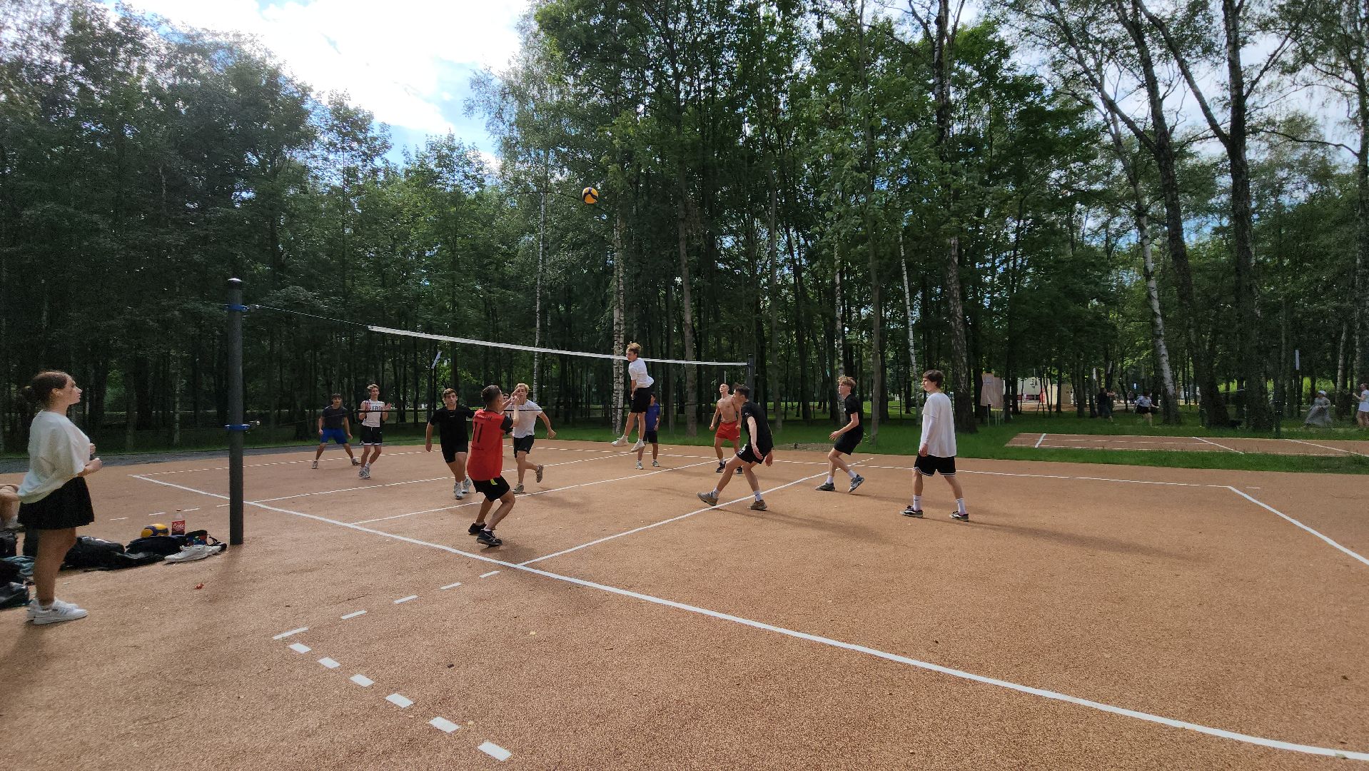 Волейбол, Центральный парк, Лобня,
